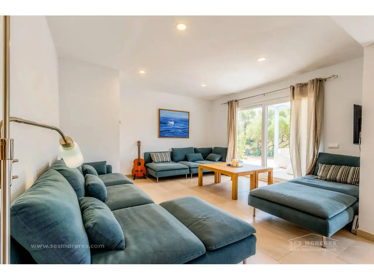 Sala d'estar de Finca rústica en venda en Ciutadella de Menorca amb Calefacció, Jardí privat i Terrassa