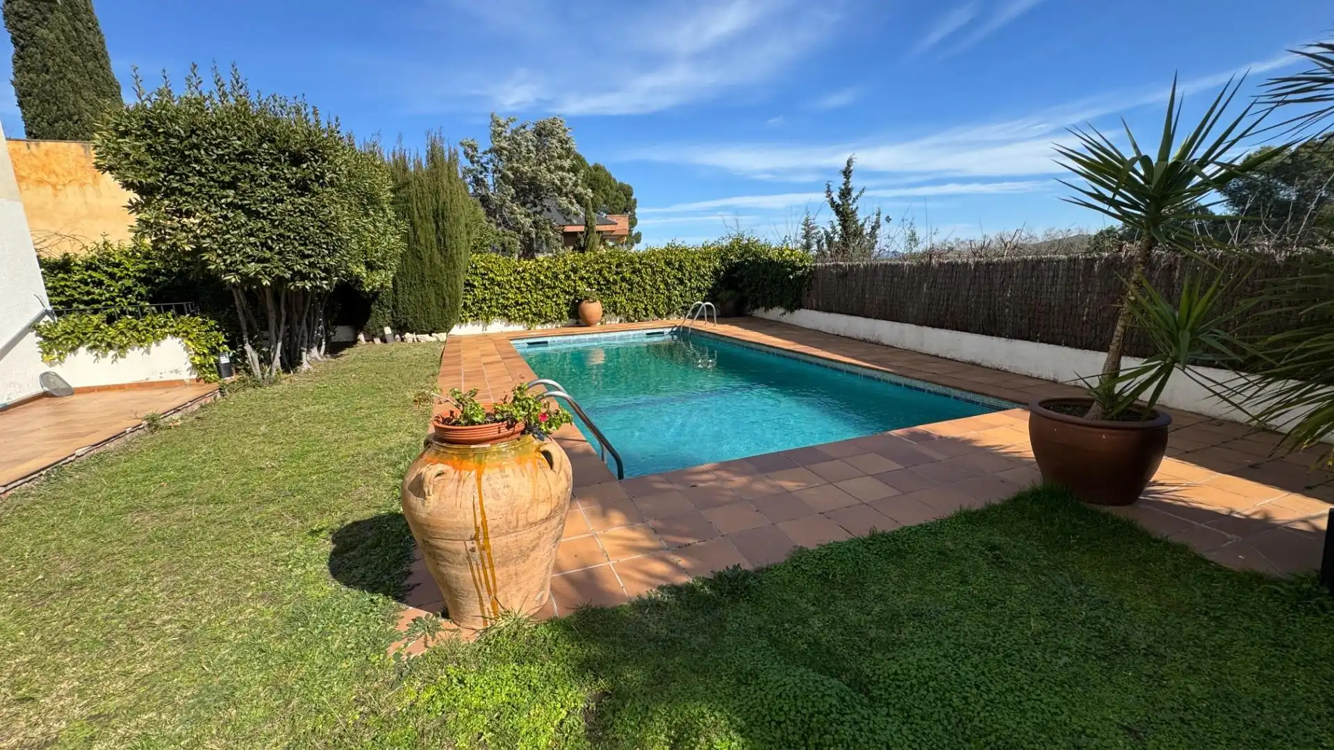 Swimming pool of Houses for sale in Sant Cugat del Vallès  with Heating, Private garden and Parquet flooring