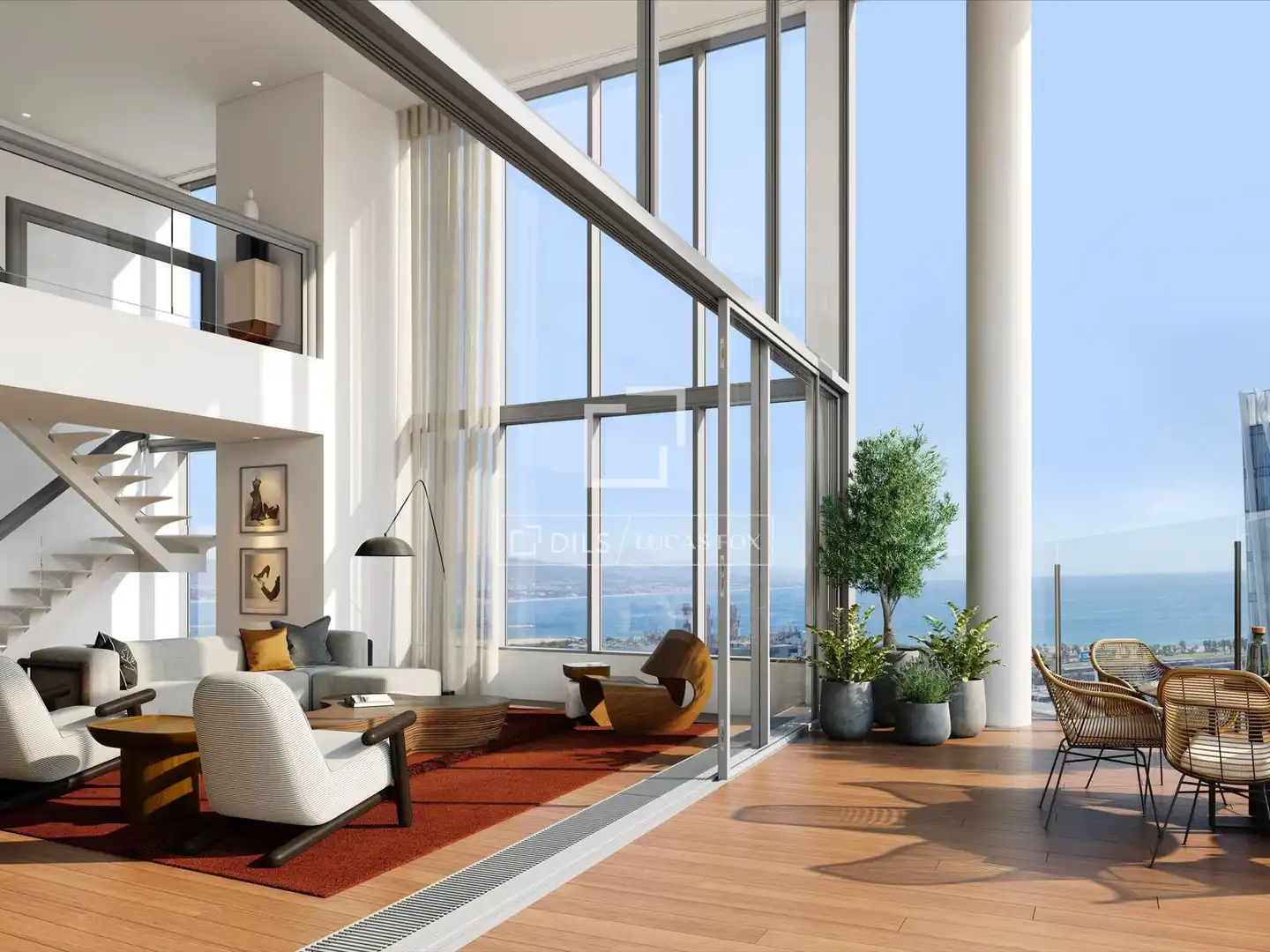 Living room of Flat for sale in Barcelona  with Air Conditioner, Heating and Parquet flooring