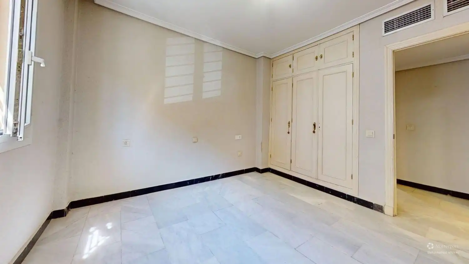 Schlafzimmer von Wohnung zum Verkauf in San Juan de Aznalfarache mit Klimaanlage, Heizung und Abstellraum