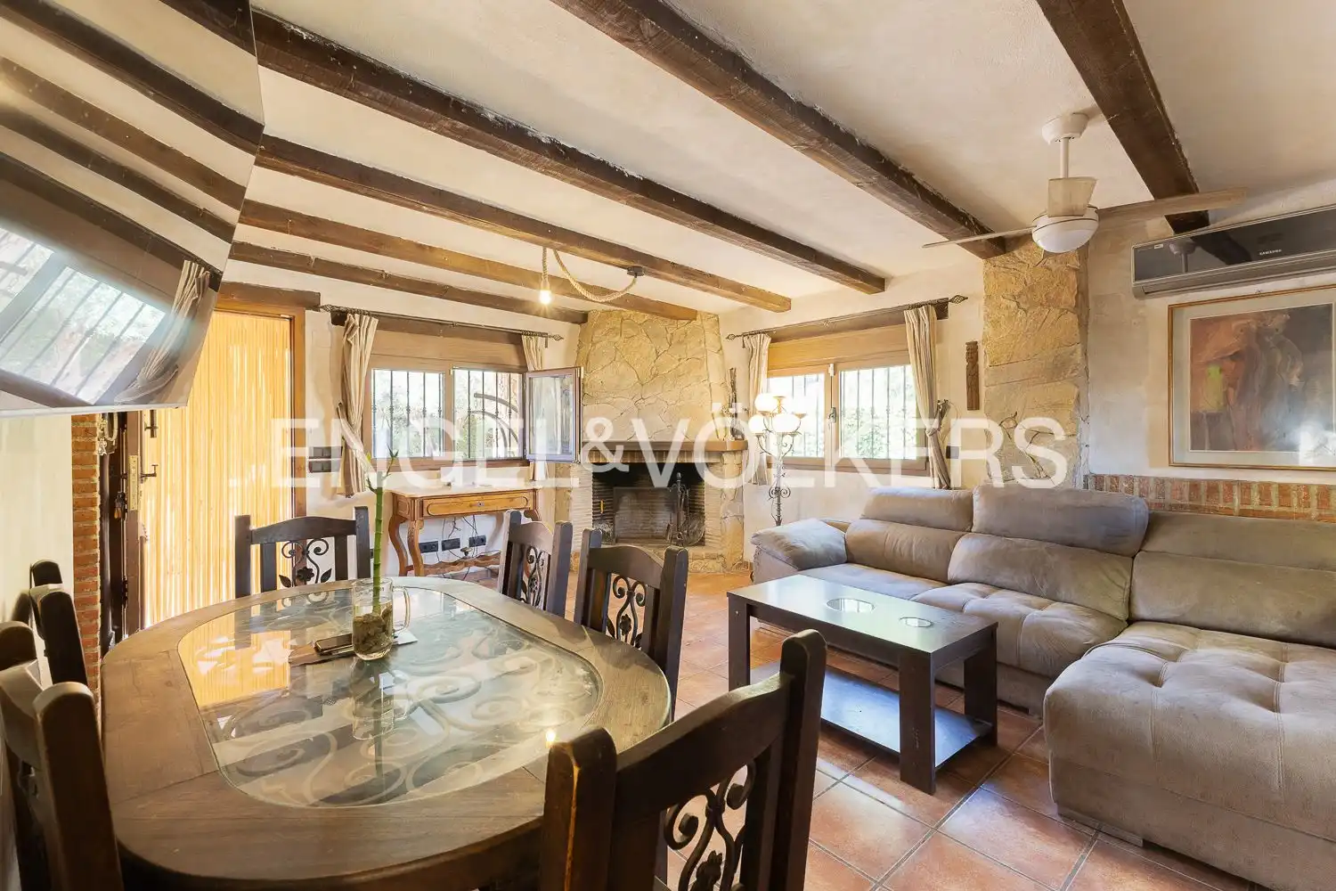 Living room of Houses for sale in Náquera  with Heating, Private garden and Terrace