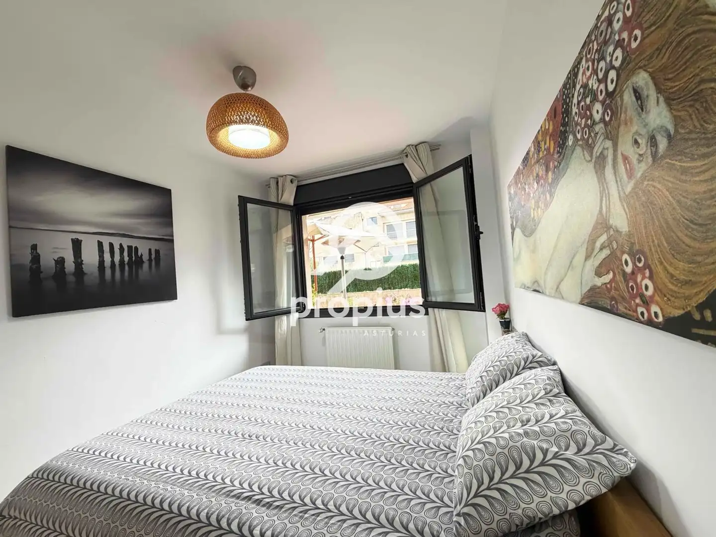 Bedroom of Flat for sale in Llanes  with Heating, Terrace and Storage room