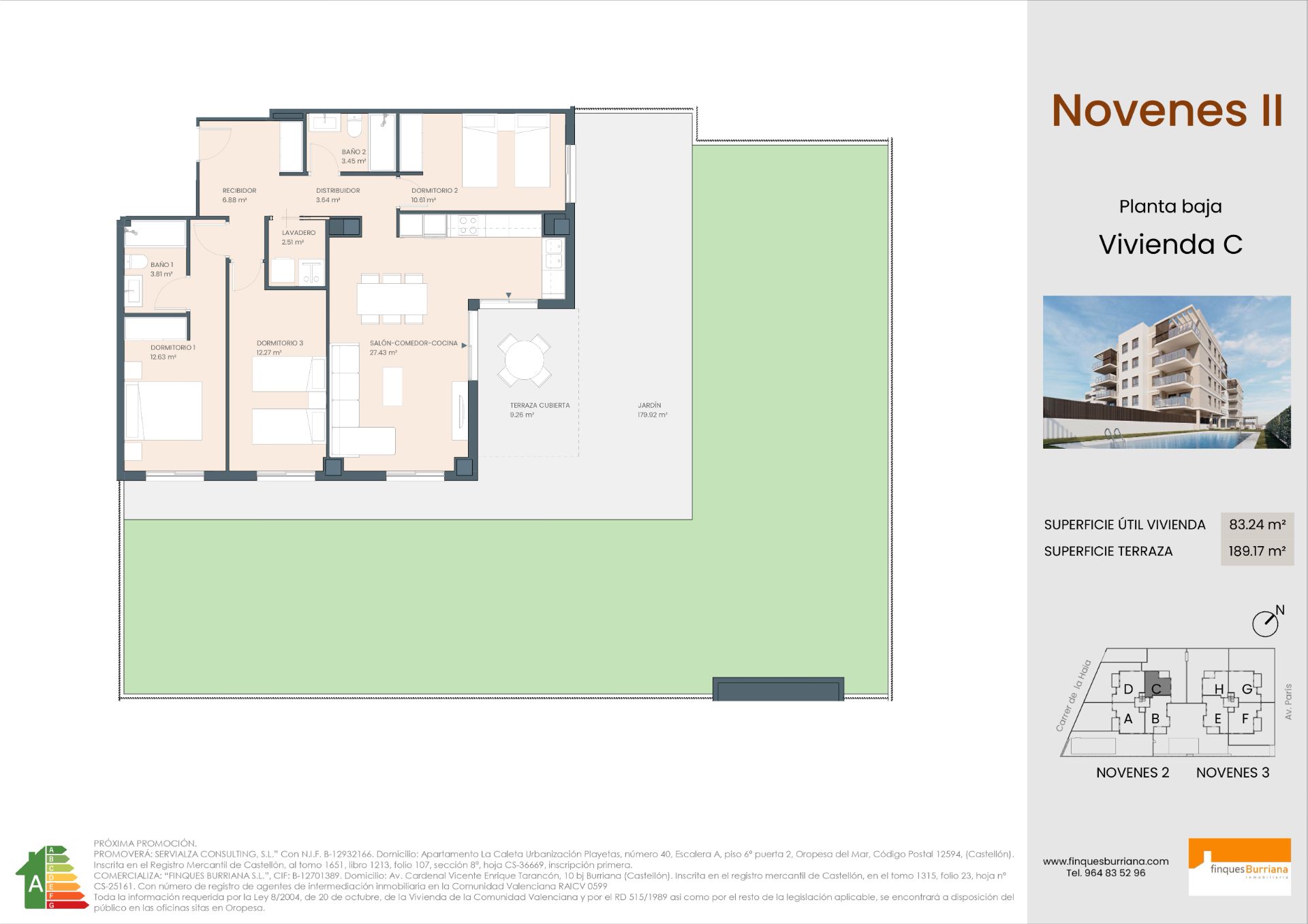 Erdgeschoss zum Verkauf in Avinguda París, 4, Piscinas