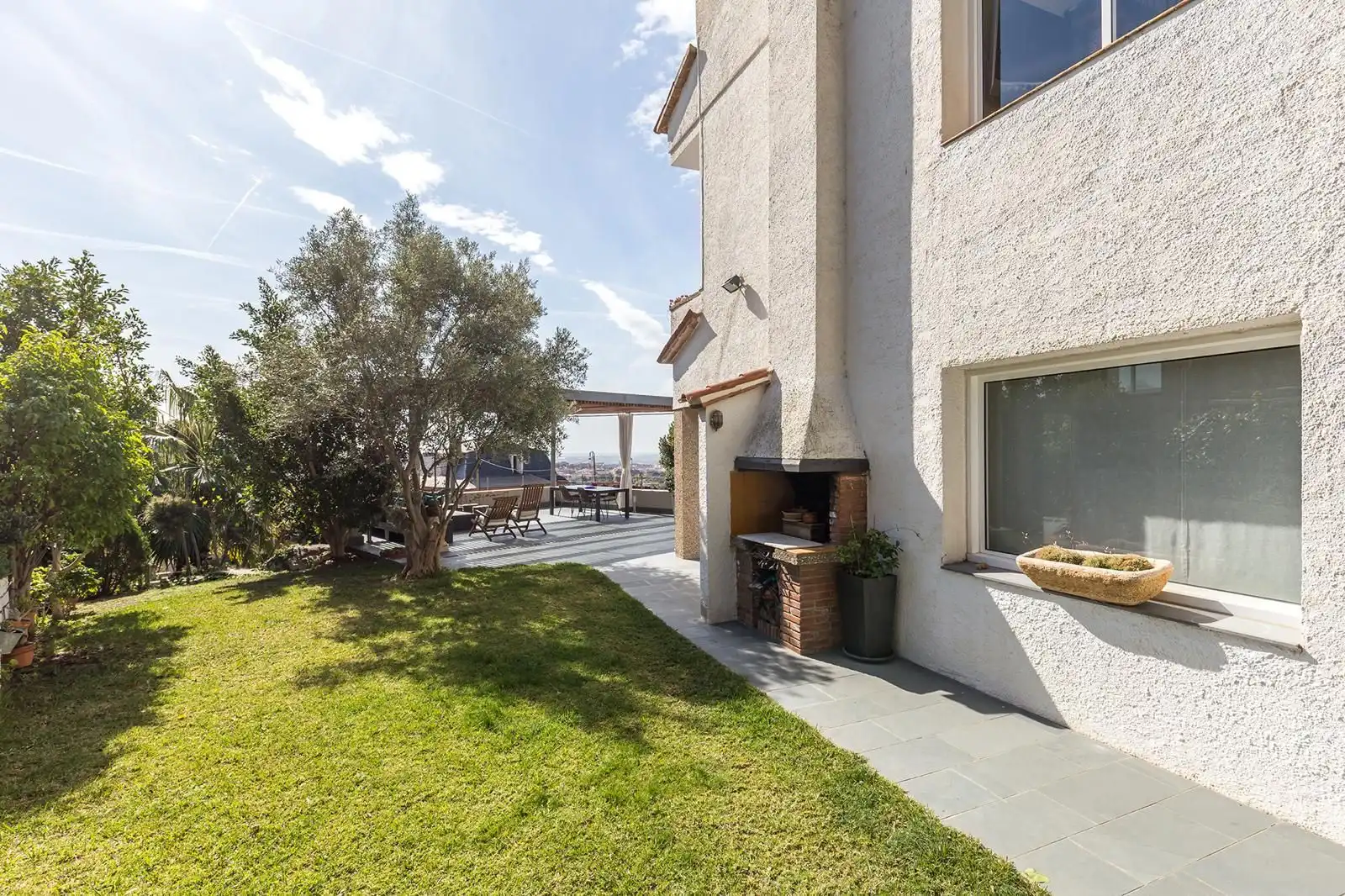 Terraza de Casa o chalet de alquiler en Sant Just Desvern con Aire acondicionado, Calefacción y Jardín privado