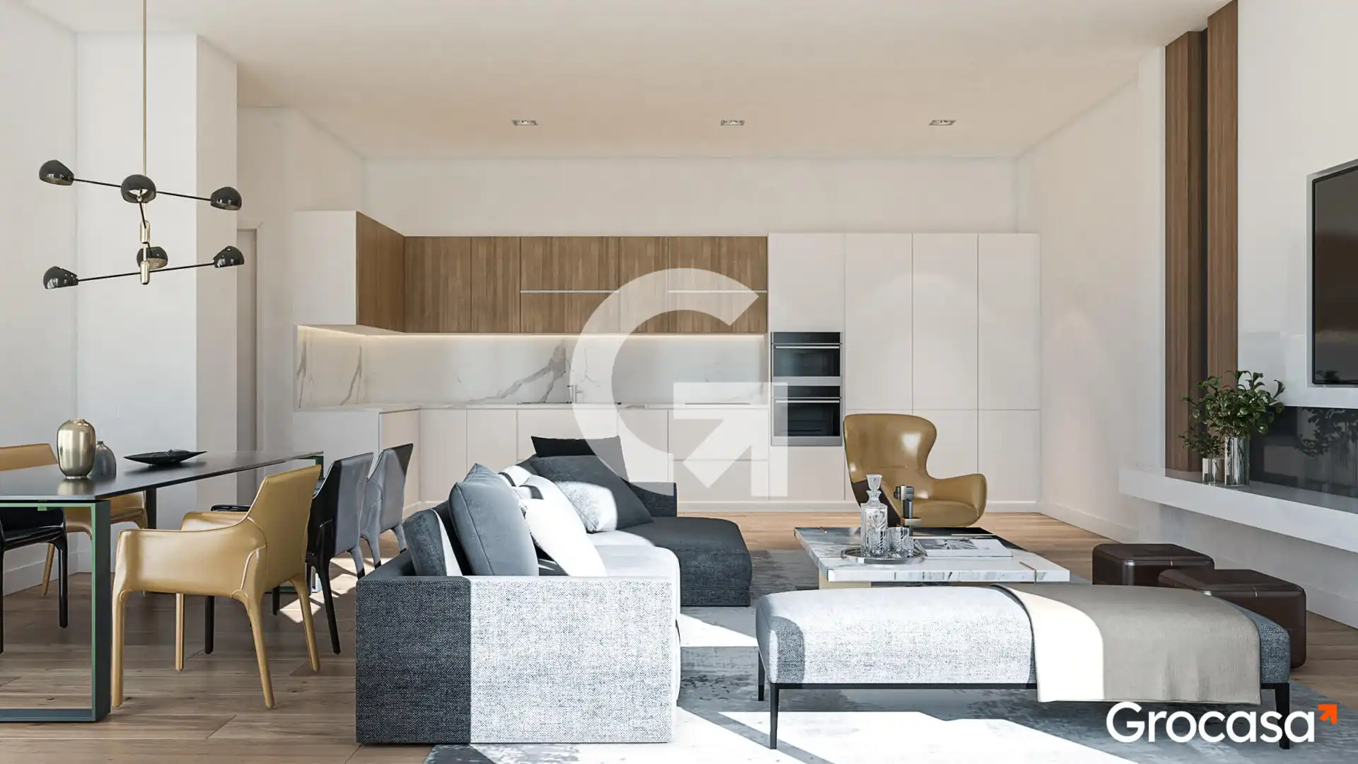 Living room of Duplexes for sale in El Prat de Llobregat  with Air Conditioner, Heating and Terrace