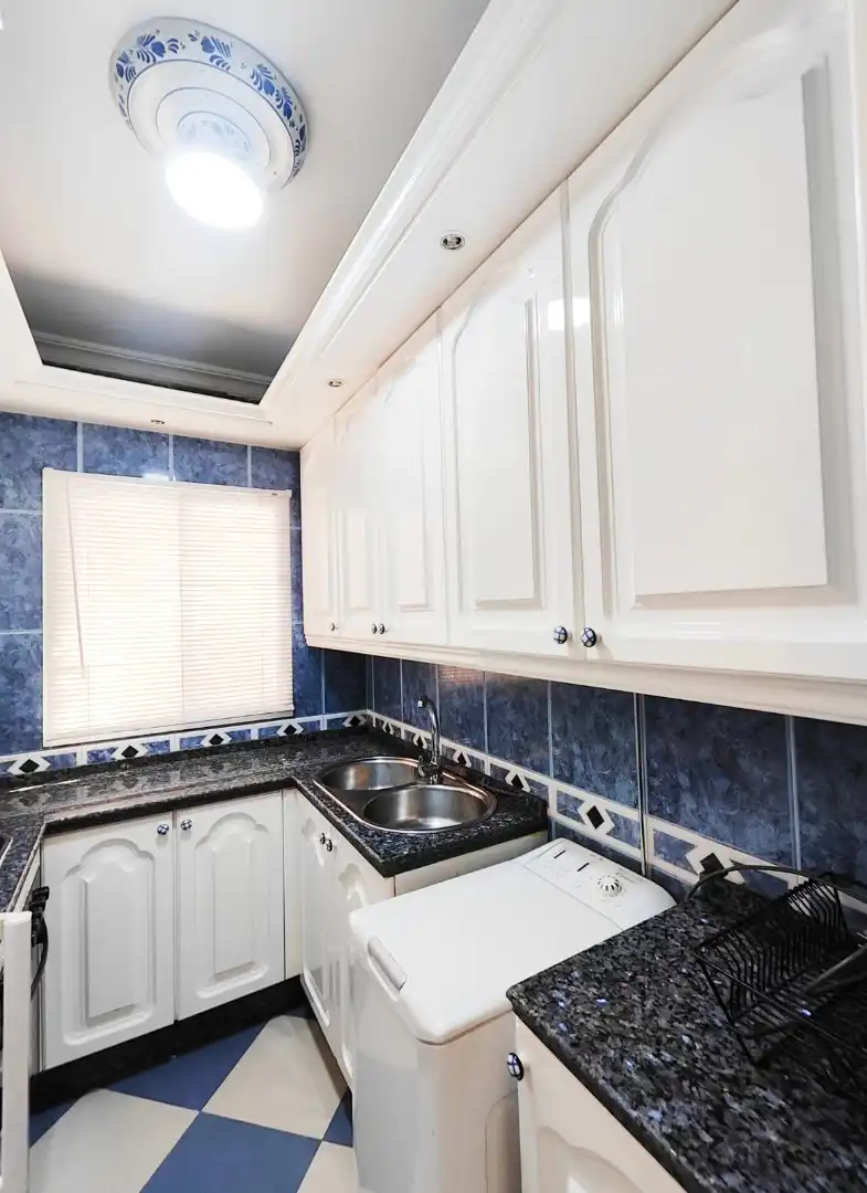 Kitchen of Flat for rent in Sevilla  with Air Conditioner, Terrace and Furnished