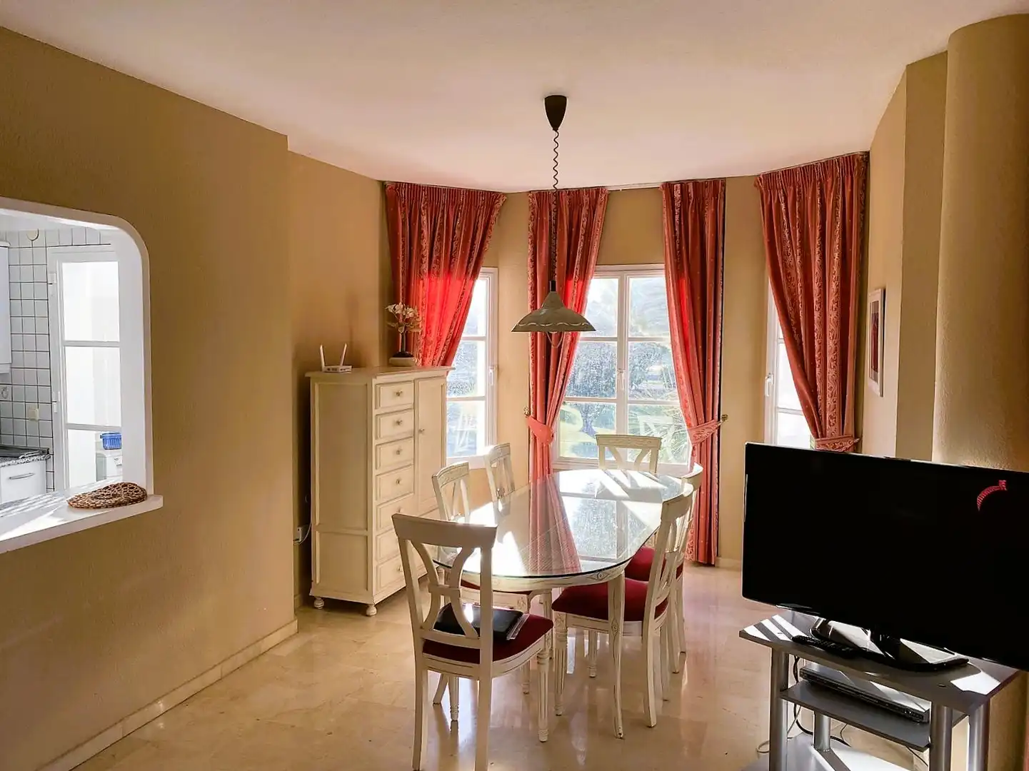 Comedor de Apartamento en venta en Mijas con Aire acondicionado, Terraza y Internet