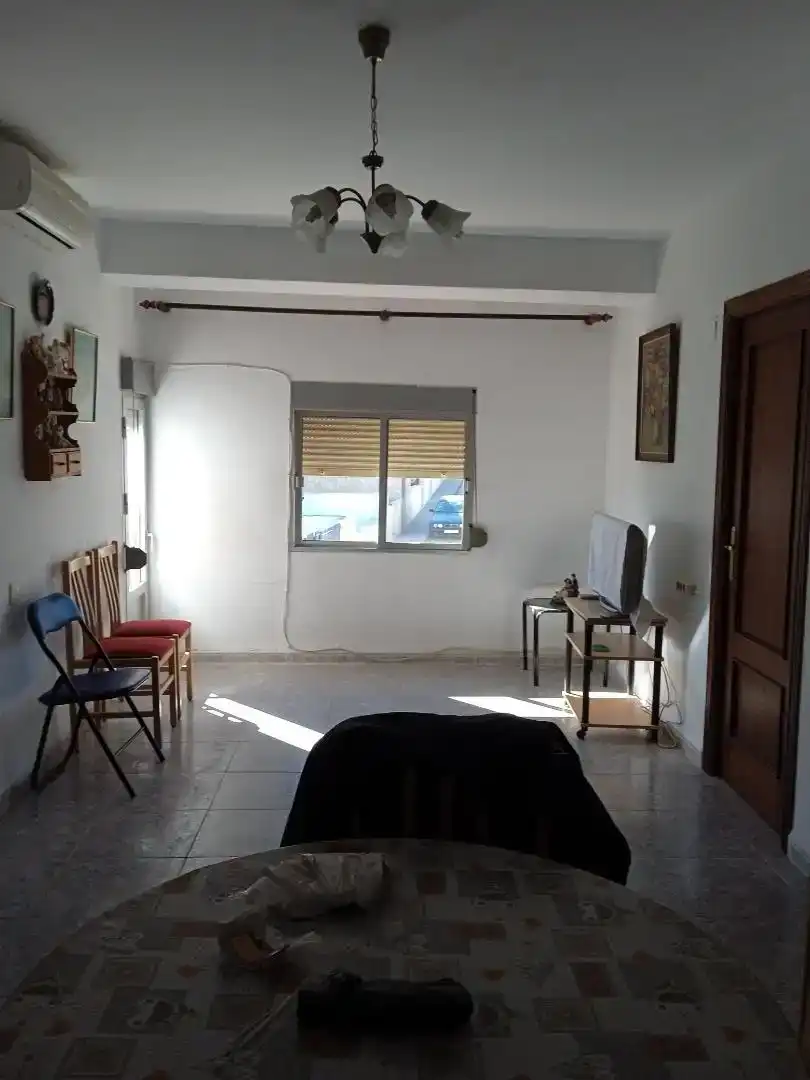 Sala d'estar de Pis en venda en La Almarcha  amb Aire condicionat, Moblat i Forn