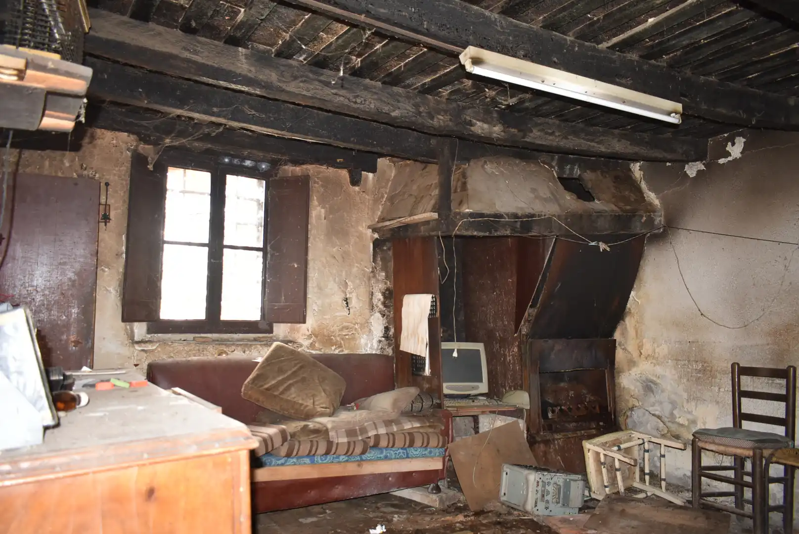 Sala de estar de Finca rústica en venta en Les Llosses