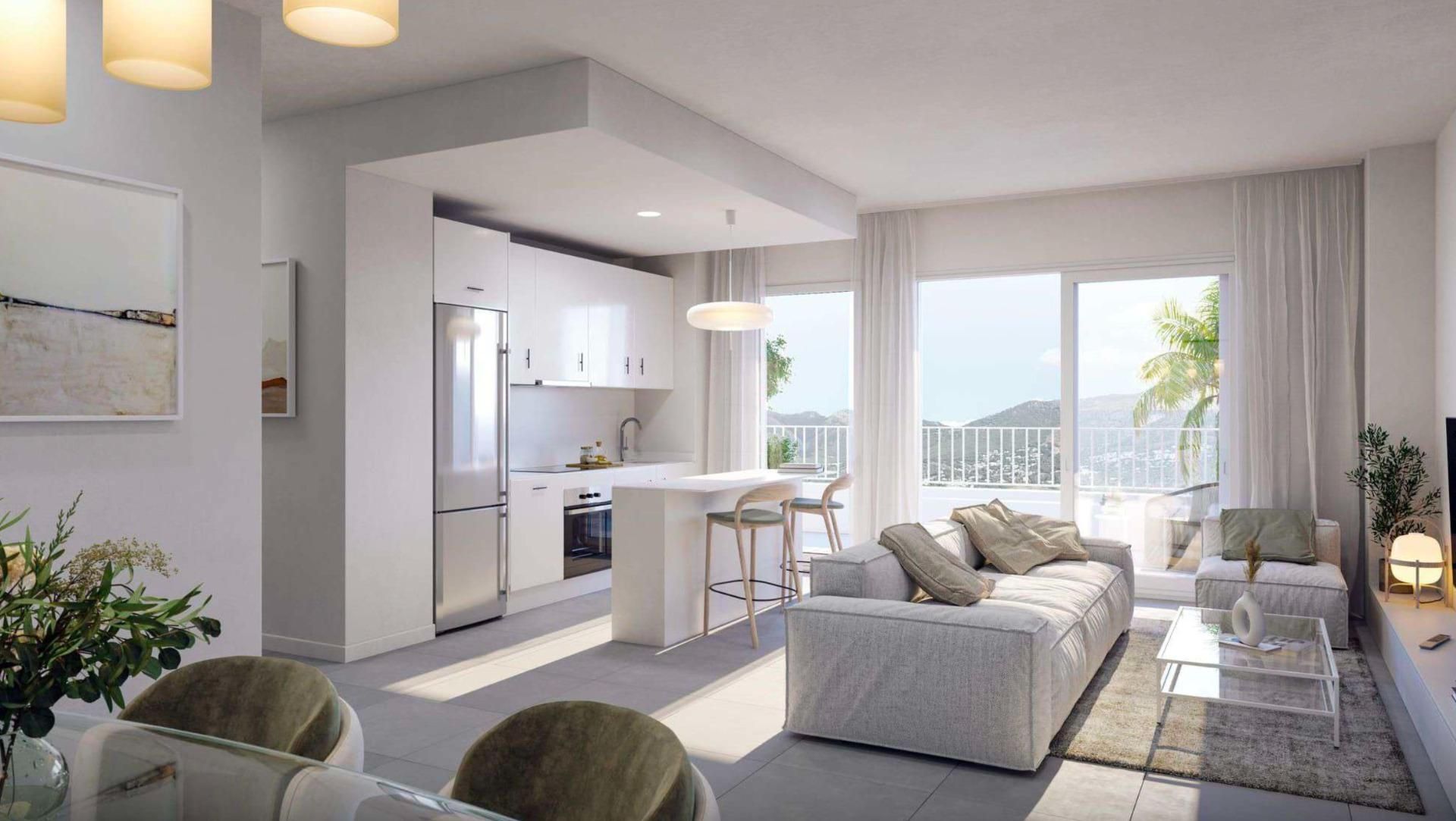 Living room of Attic for sale in Fuengirola  with Air Conditioner, Heating and Private garden