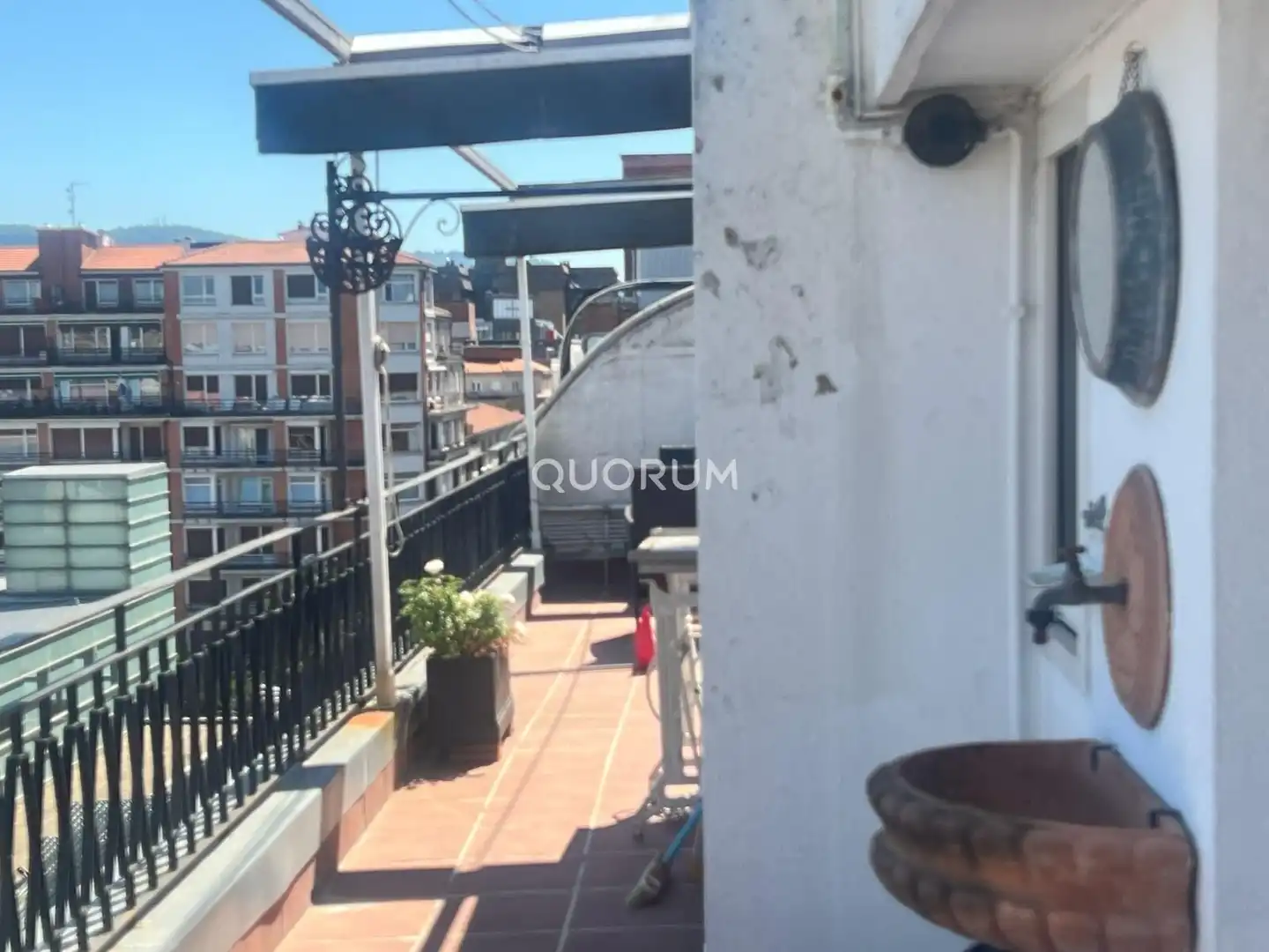 Terraza de Piso de alquiler en Bilbao  con Calefacción, Terraza y Amueblado