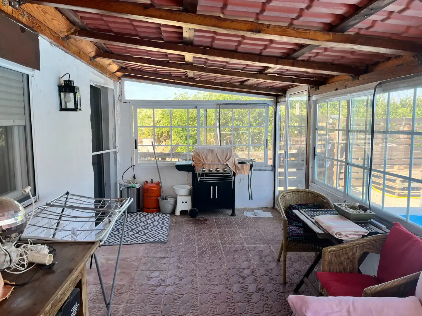 Terraza de Casa o chalet en venta en Pinseque con Calefacción, Jardín privado y Piscina