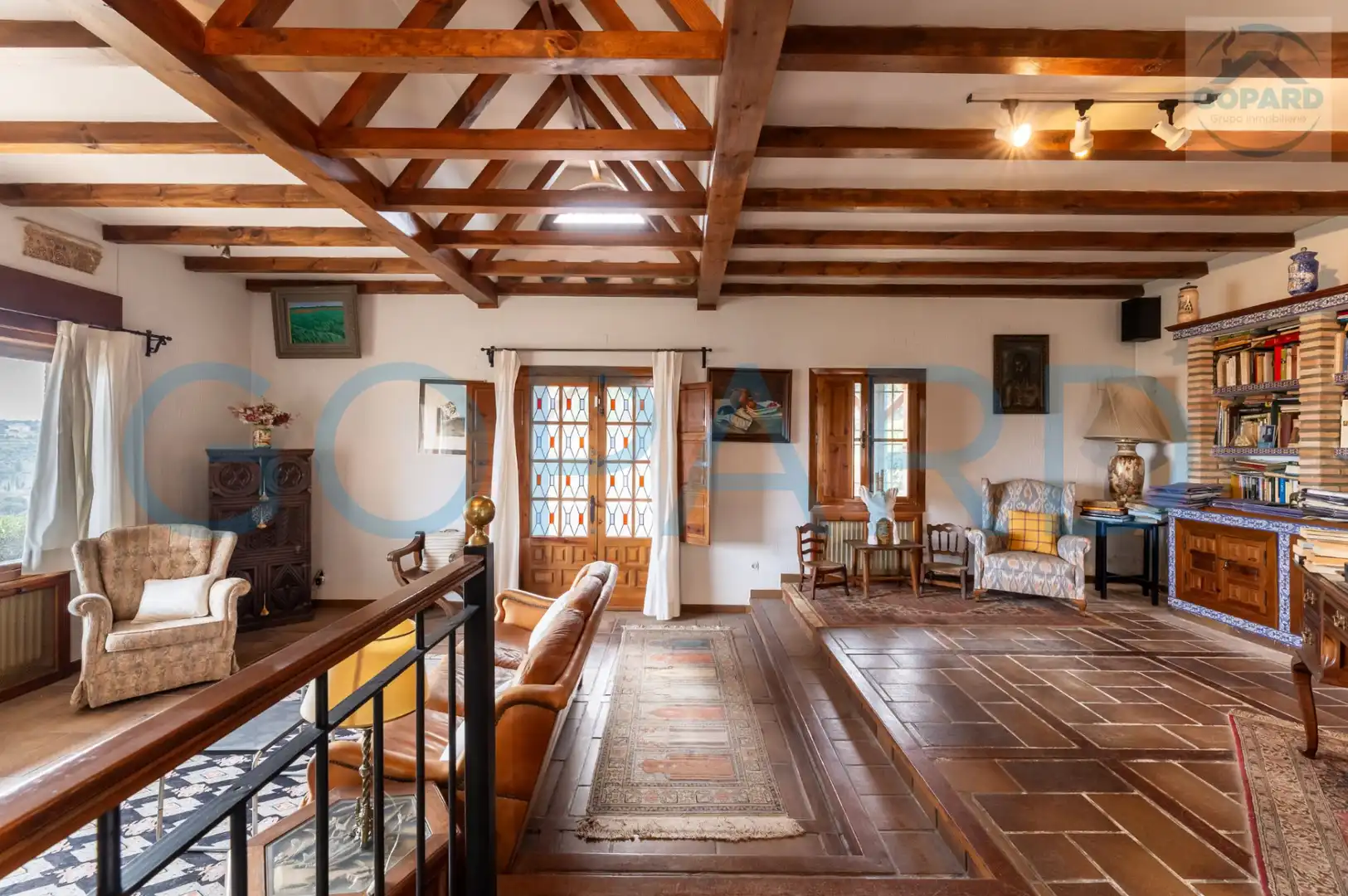 Living room of Houses for sale in Toledo  with Heating, Private garden and Terrace