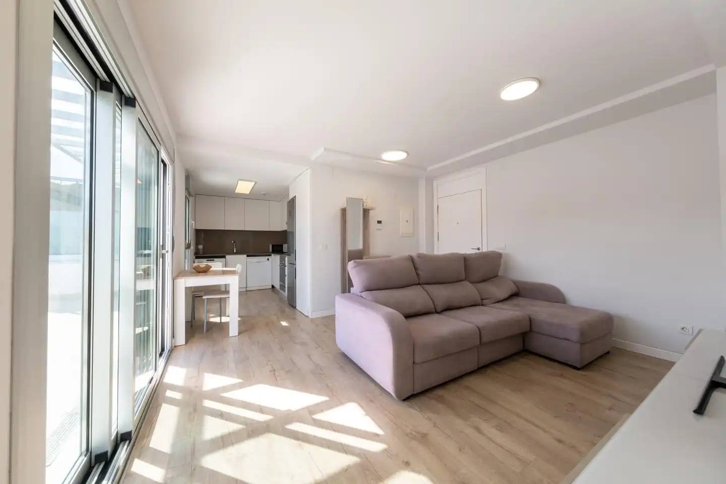 Sala de estar de Ático de alquiler en Las Palmas de Gran Canaria