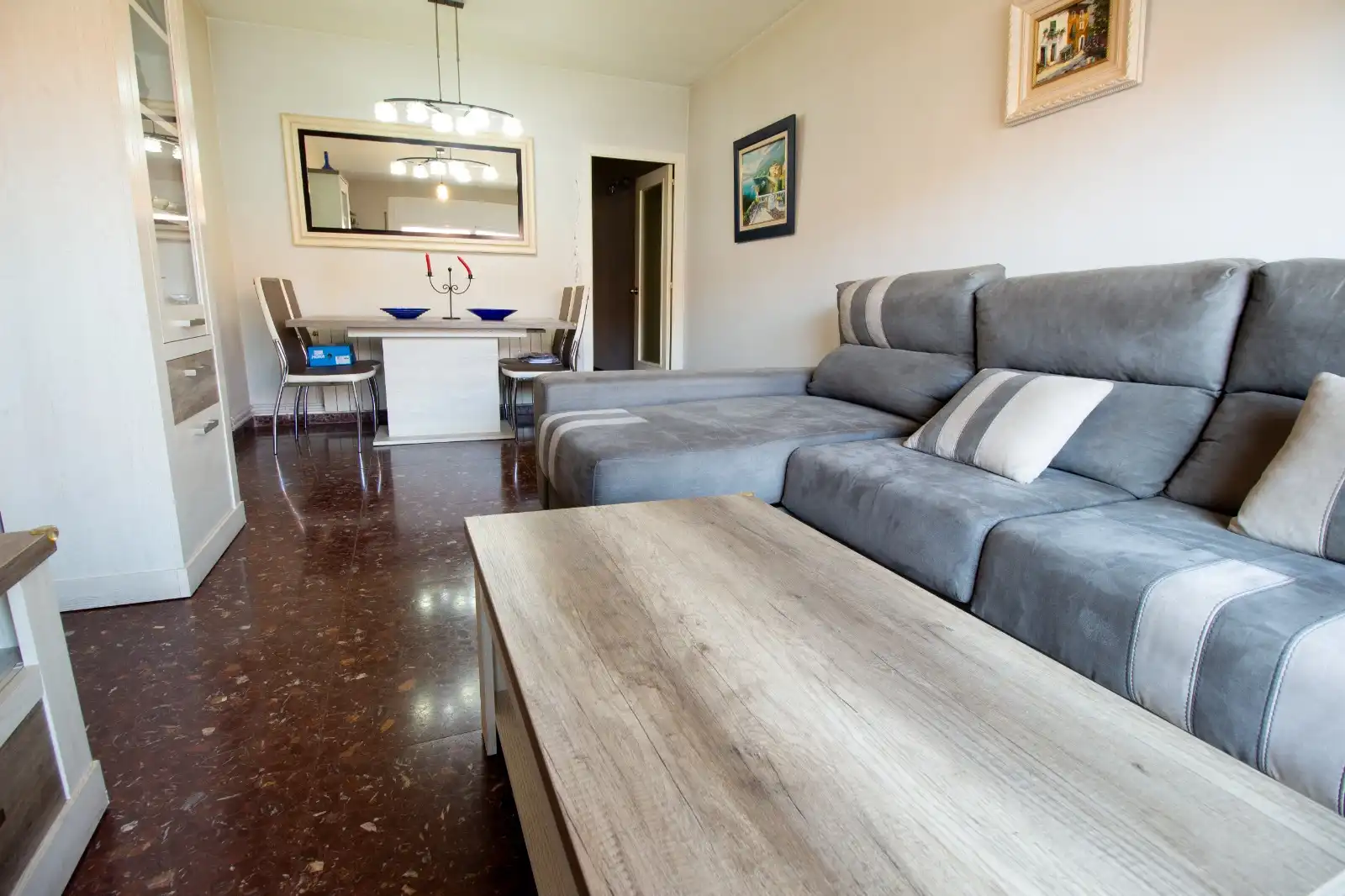 Sala de estar de Piso en venta en Esparreguera con Calefacción y Balcón