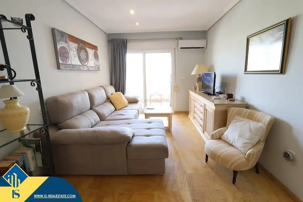 Wohnzimmer von Wohnung zur Miete in Orihuela mit Klimaanlage, Terrasse und Möbliert