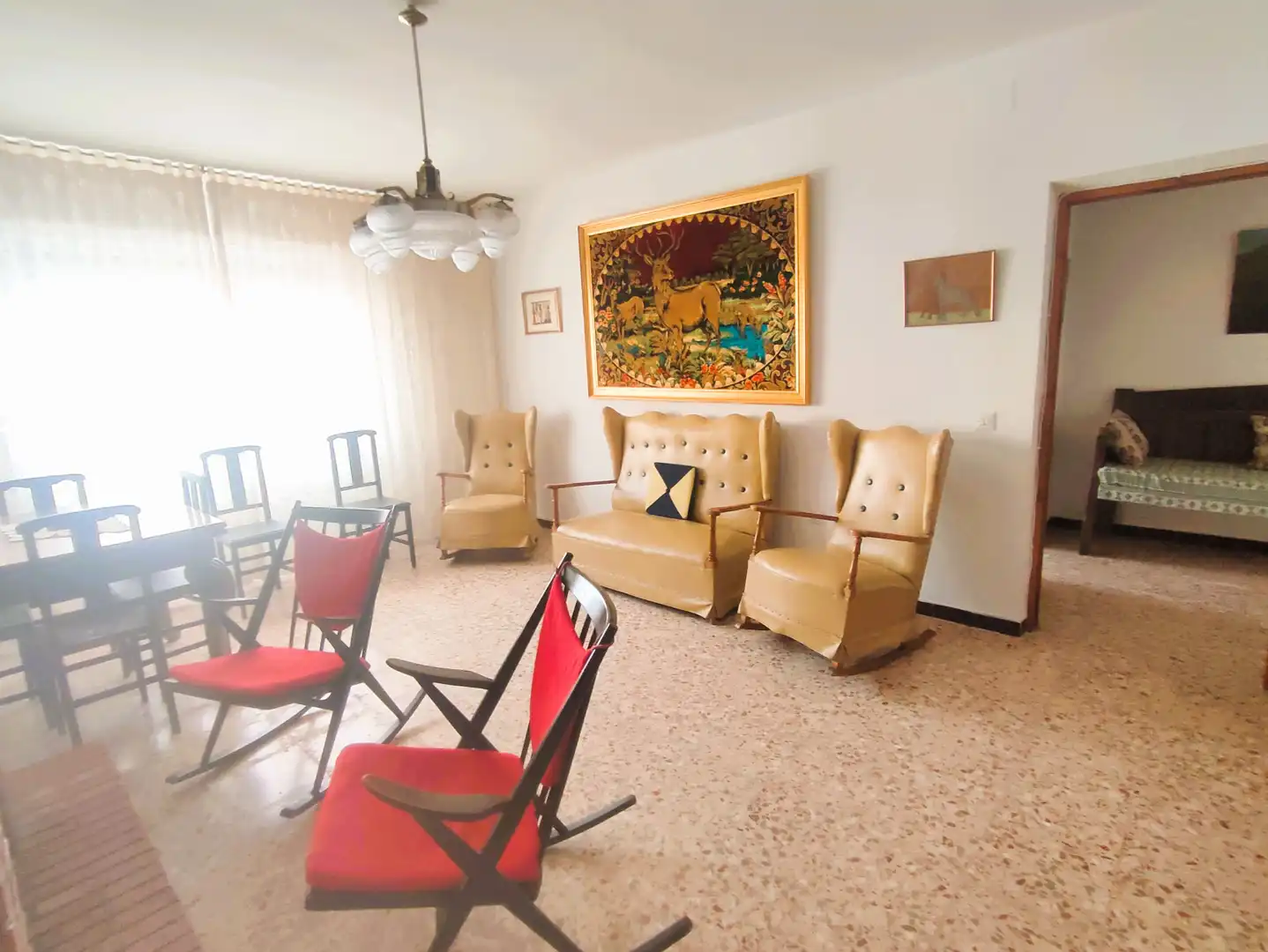 Sala de estar de Casa o chalet en venta en Lomoviejo con Trastero, Amueblado y Horno