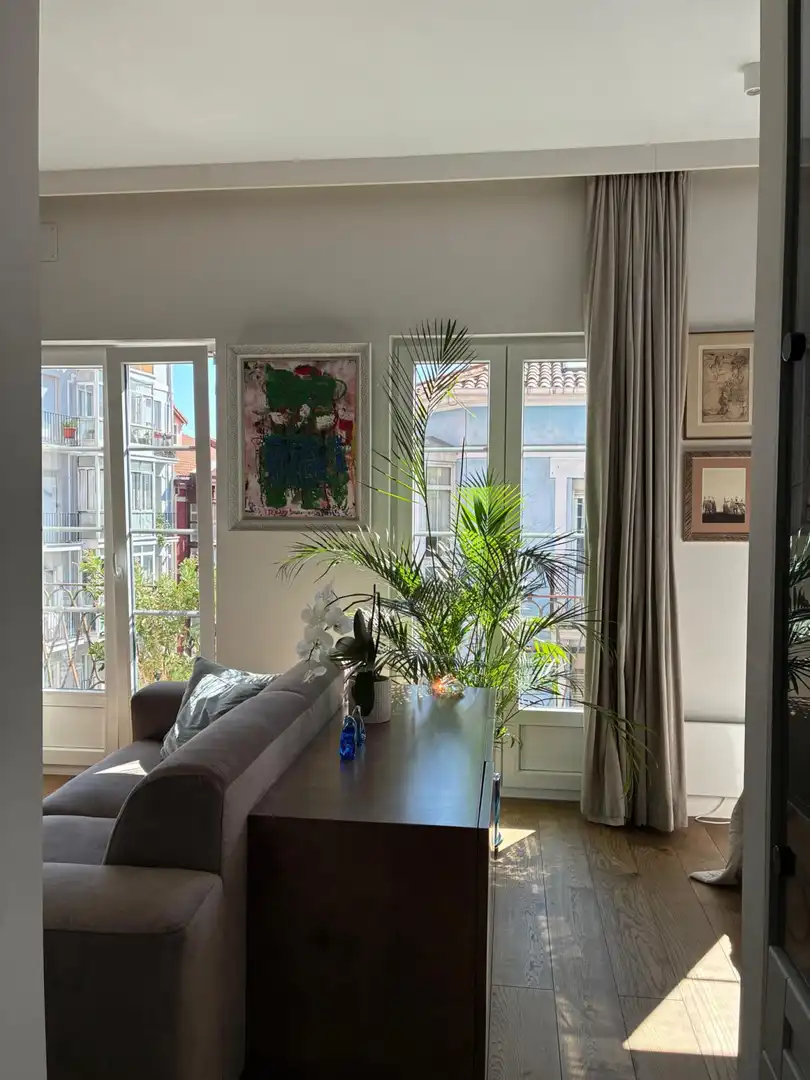 Sala de estar de Piso en venta en Santander con Calefacción, Parquet y Terraza