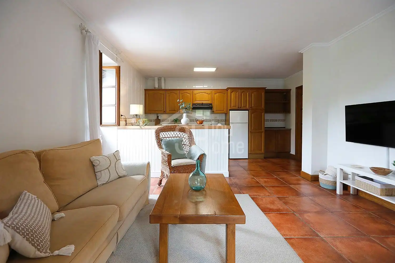 Living room of Flat for sale in Donamaria  with Heating, Terrace and Storage room