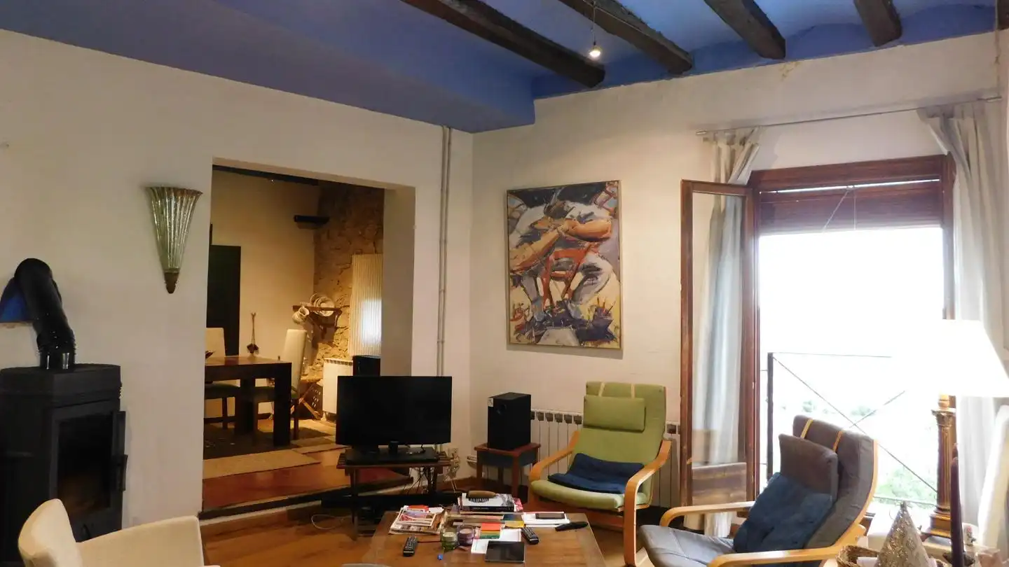 Sala de estar de Casa o chalet en venta en Foradada con Aire acondicionado, Calefacción y Jardín privado