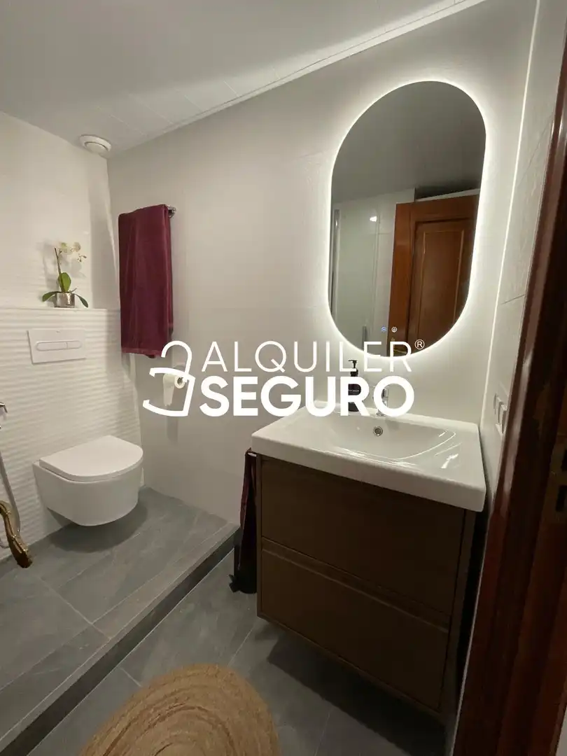 Bany de Pis de lloguer en Sevilla amb Aire condicionat i Terrassa
