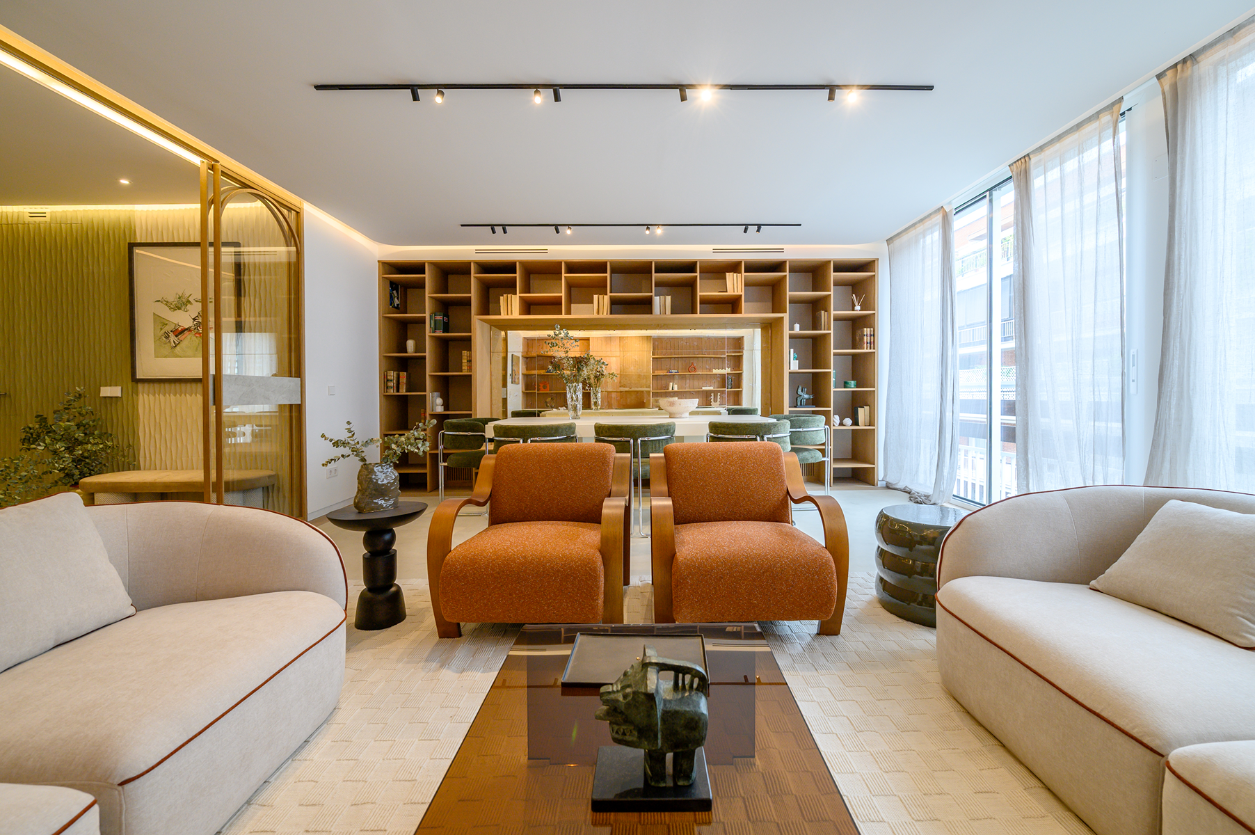 Living room of Apartment for sale in  Madrid Capital  with Air Conditioner, Heating and Terrace