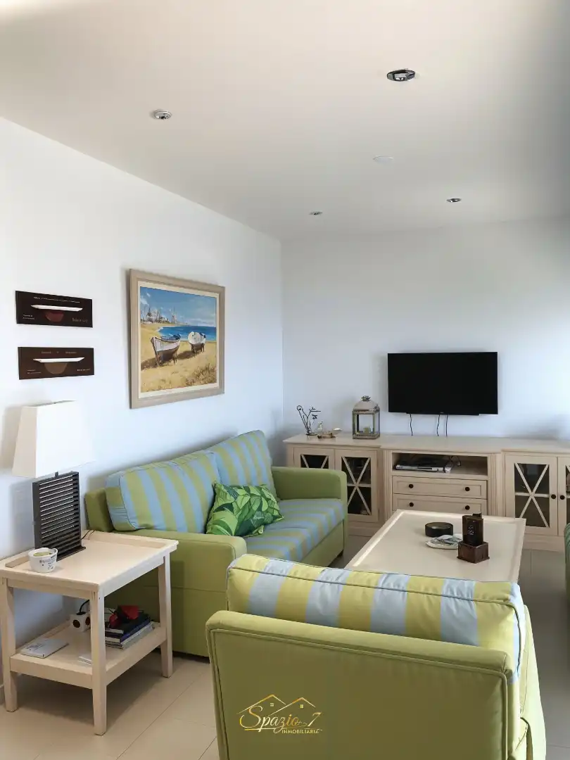 Sala d'estar de Casa o xalet de lloguer en Mogán amb Aire condicionat, Moblat i Forn