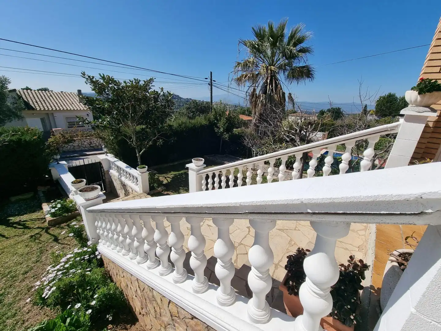 Vista exterior de Casa o xalet en venda en Lloret de Mar amb Calefacció, Jardí privat i Terrassa