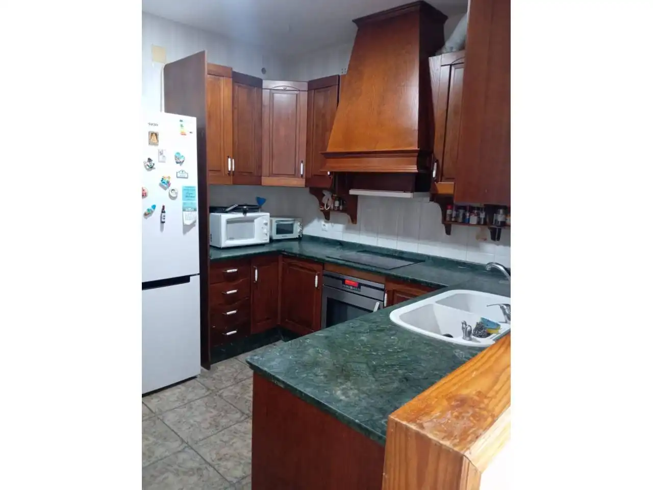 Cocina de Casa adosada en venta en Roquetas de Mar con Aire acondicionado y Terraza