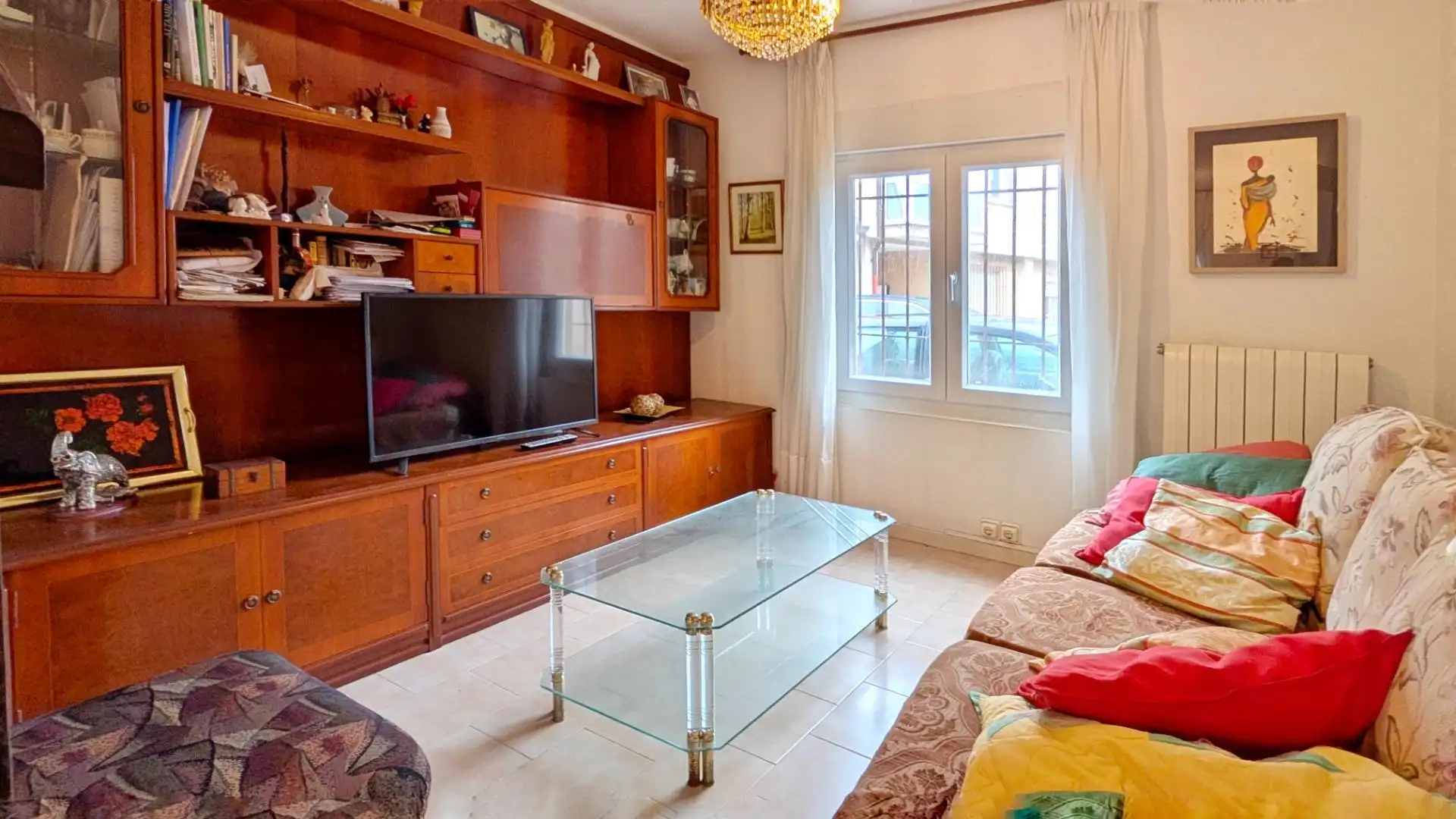Sala de estar de Casa adosada en venta en Ribamontán al Mar con Calefacción, Jardín privado y Amueblado
