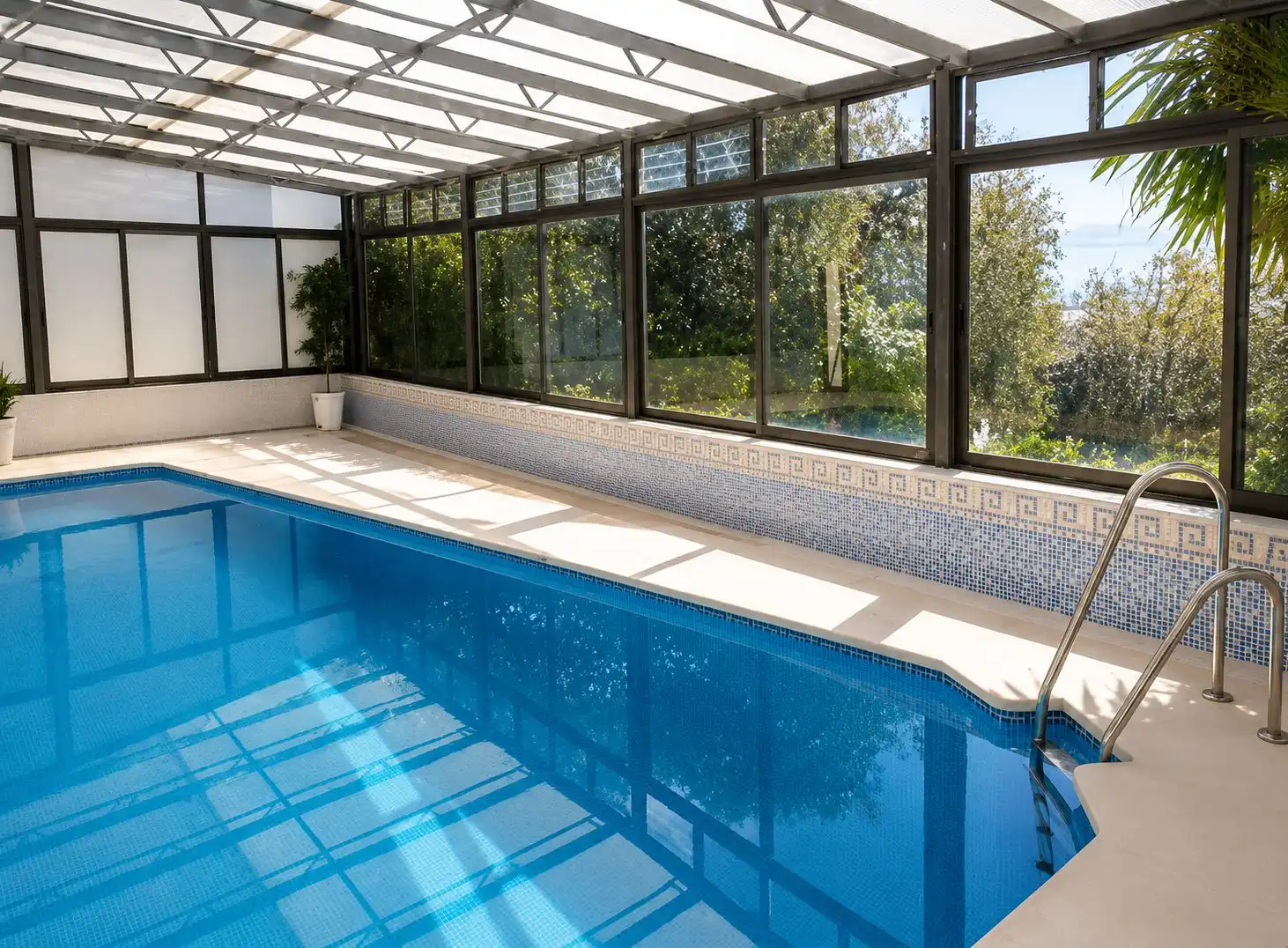 Schwimmbecken von Wohnungen zur Miete in Mijas mit Klimaanlage, Terrasse und Möbliert