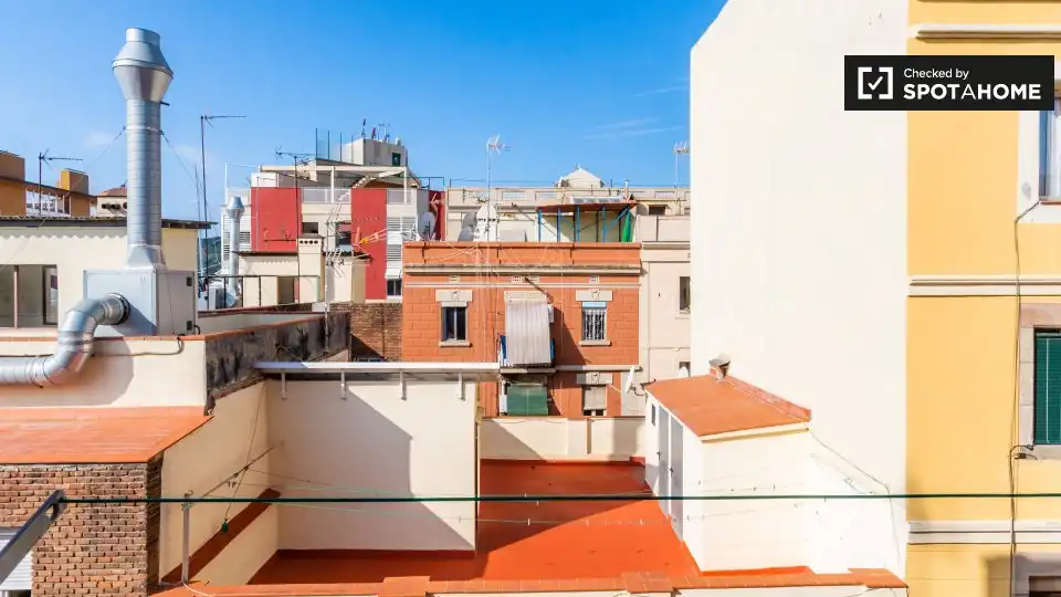 Terrace of Flat for rent in Barcelona  with Air Conditioner, Heating and Furnished