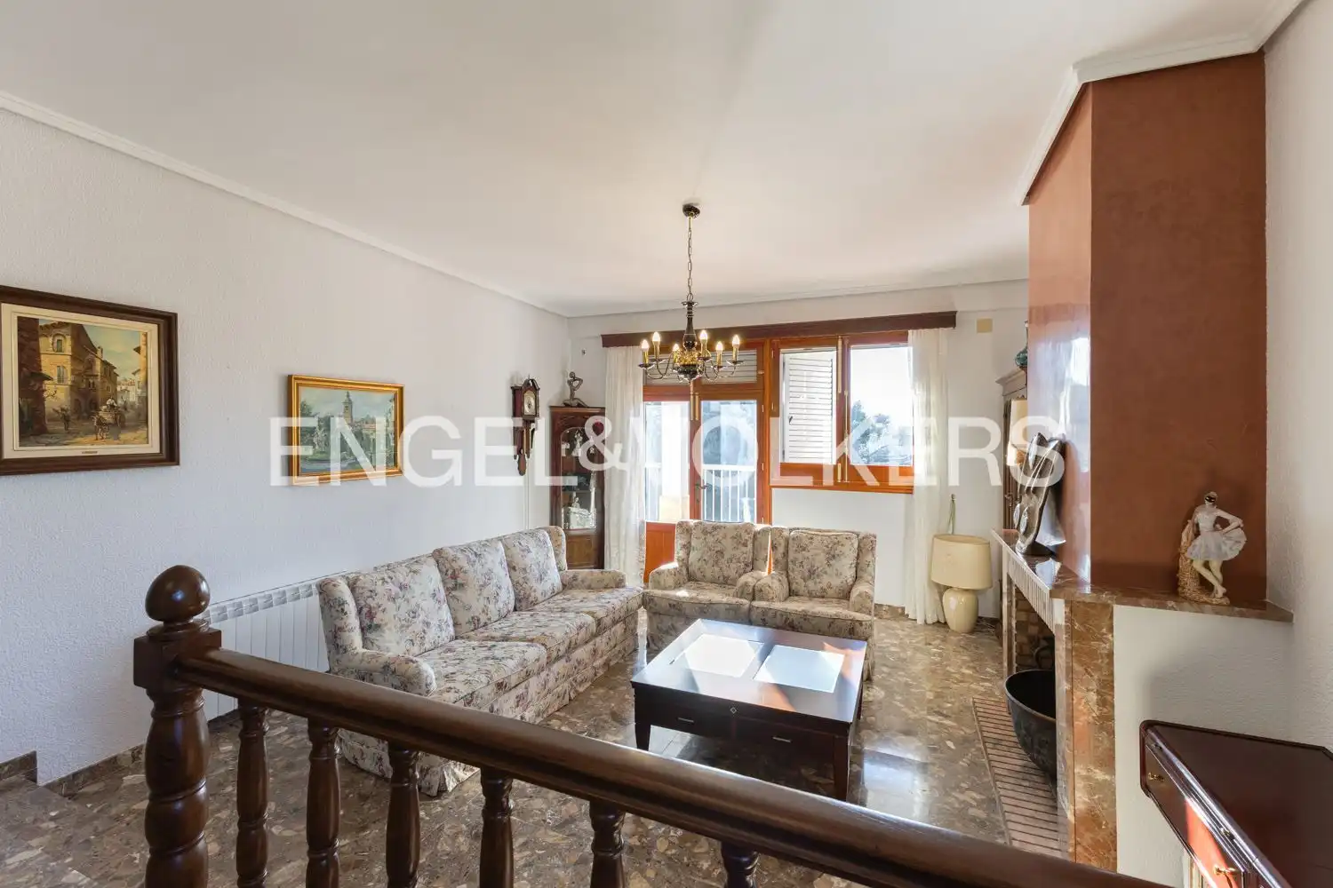 Sala de estar de Casa o chalet en venta en Pedralba con Calefacción, Jardín privado y Terraza