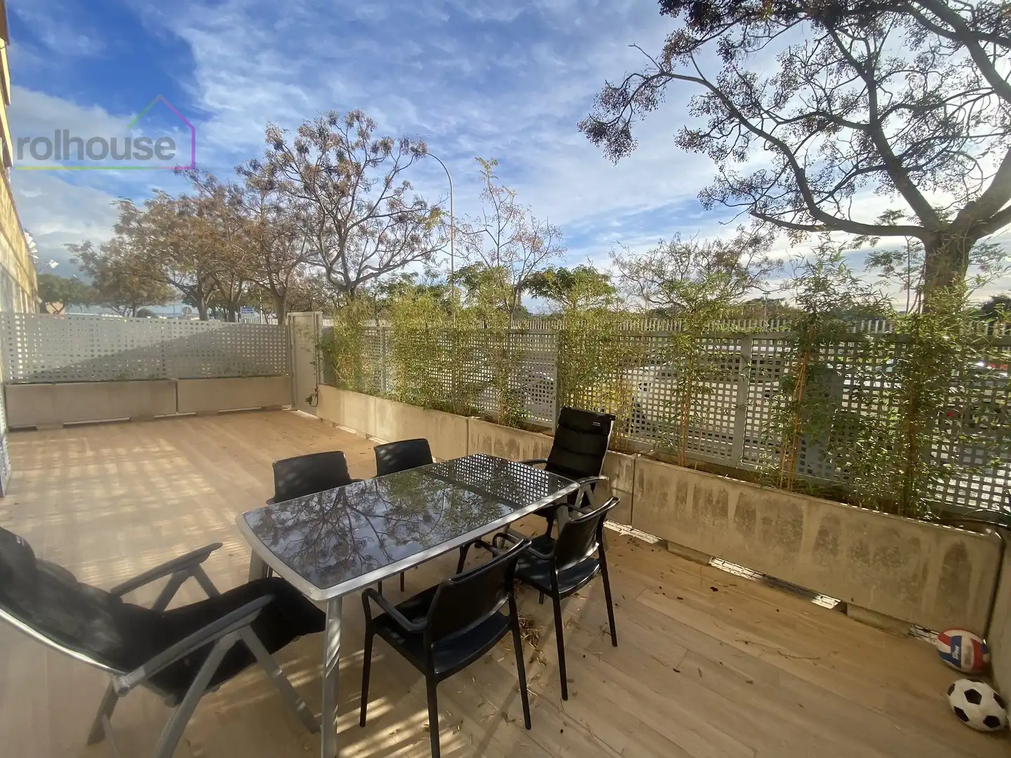 Terrasse von Erdgeschoss zur Miete in  Palma de Mallorca mit Klimaanlage, Heizung und Terrasse