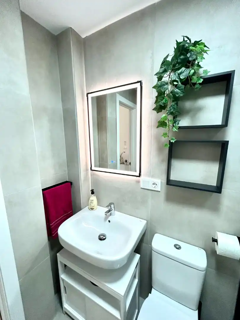 Bany de Apartament en venda en Córdoba amb Aire condicionat, Jardí privat i Moblat