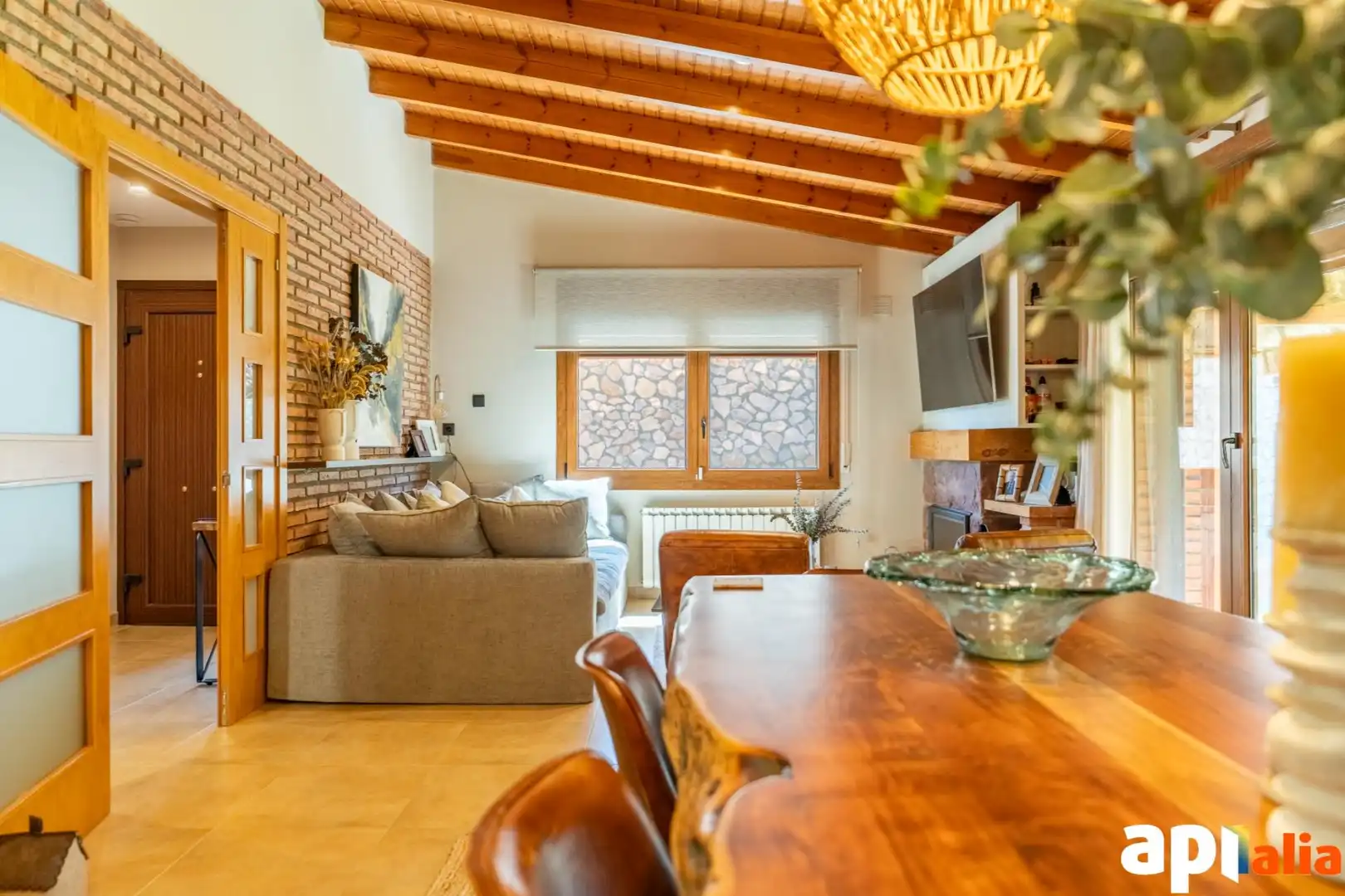 Sala de estar de Casa o chalet en venta en Prades con Calefacción, Jardín privado y Terraza
