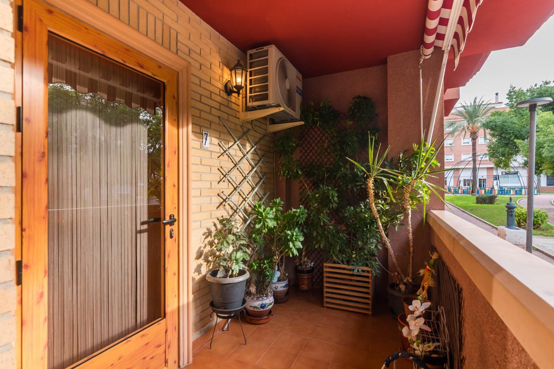 Terraza de Casa adosada en venta en  Murcia Capital con Aire acondicionado, Jardín privado y Terraza