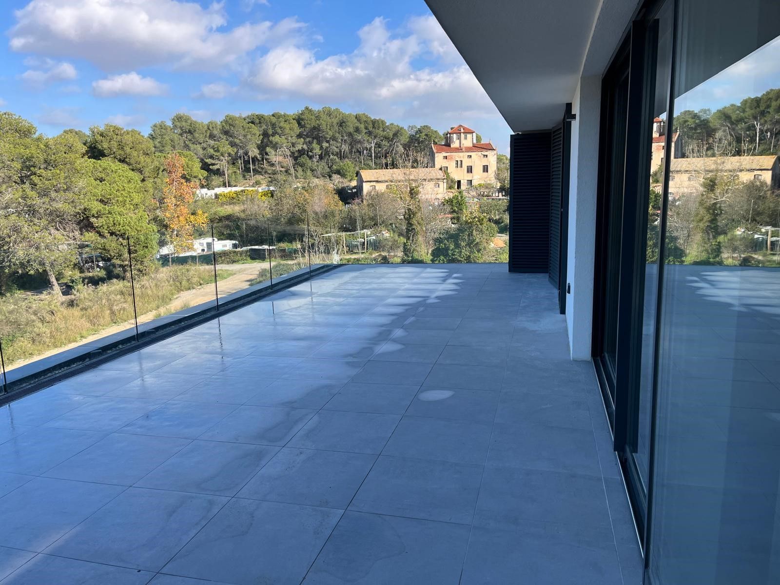 Terrace of Flat for sale in Cerdanyola del Vallès  with Air Conditioner, Heating and Parquet flooring