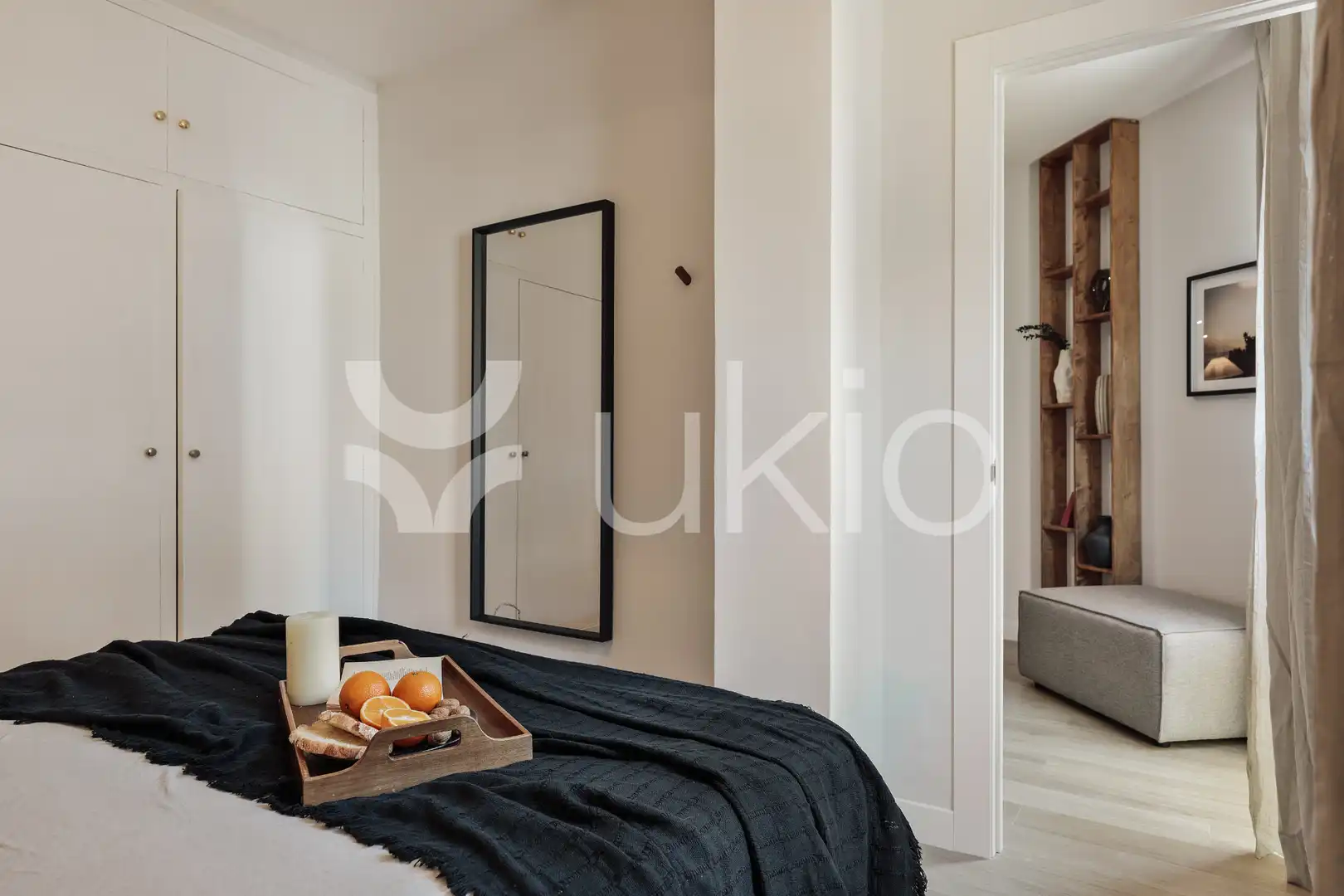 Habitación de Apartamento de alquiler en Barcelona con Aire acondicionado, Calefacción y Amueblado