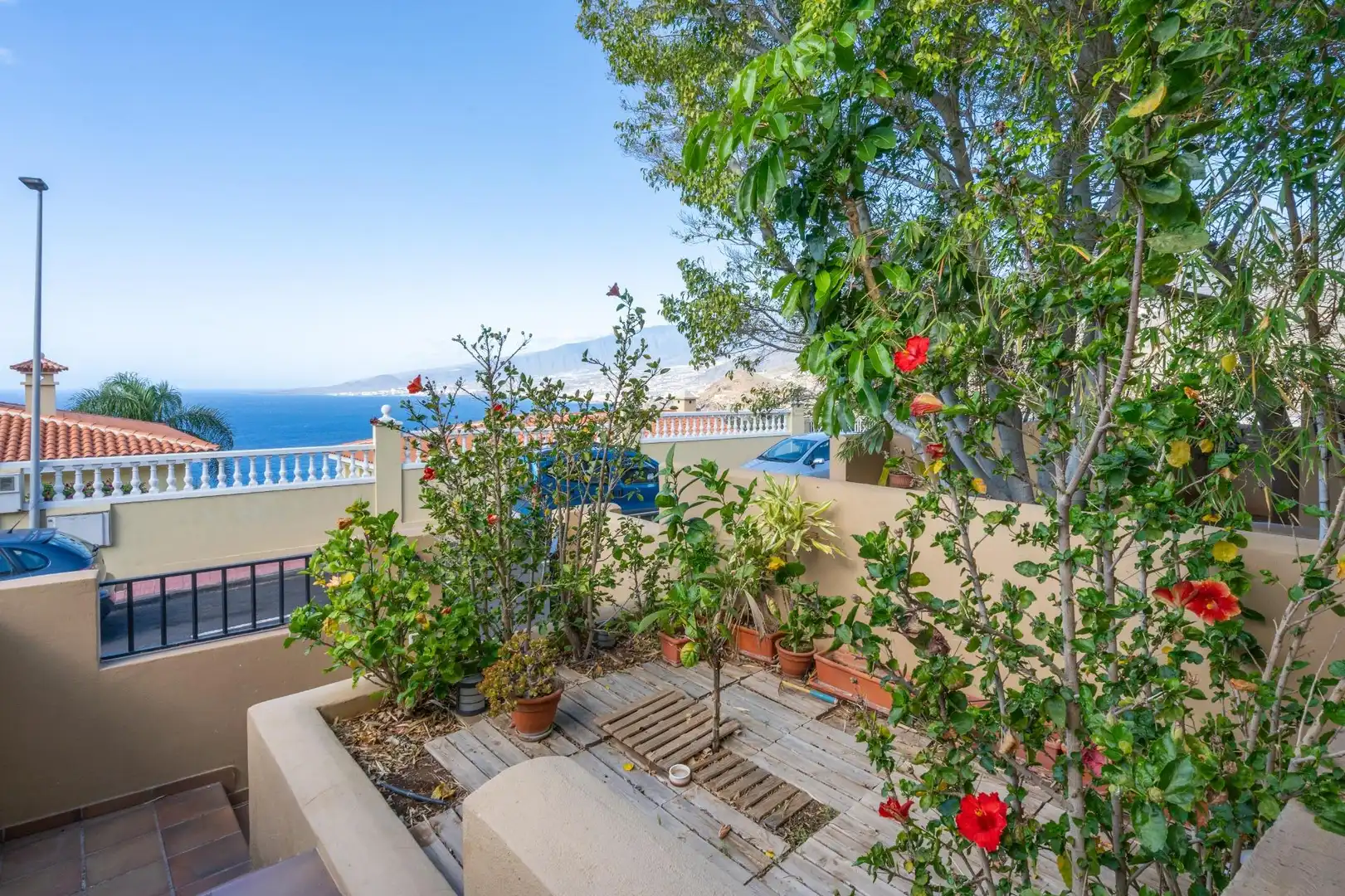 Vista exterior de Casa adosada en venta en El Rosario con Aire acondicionado, Jardín privado y Terraza