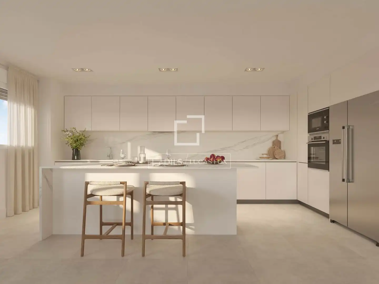 Kitchen of Attic for sale in Eivissa  with Air Conditioner, Private garden and Terrace
