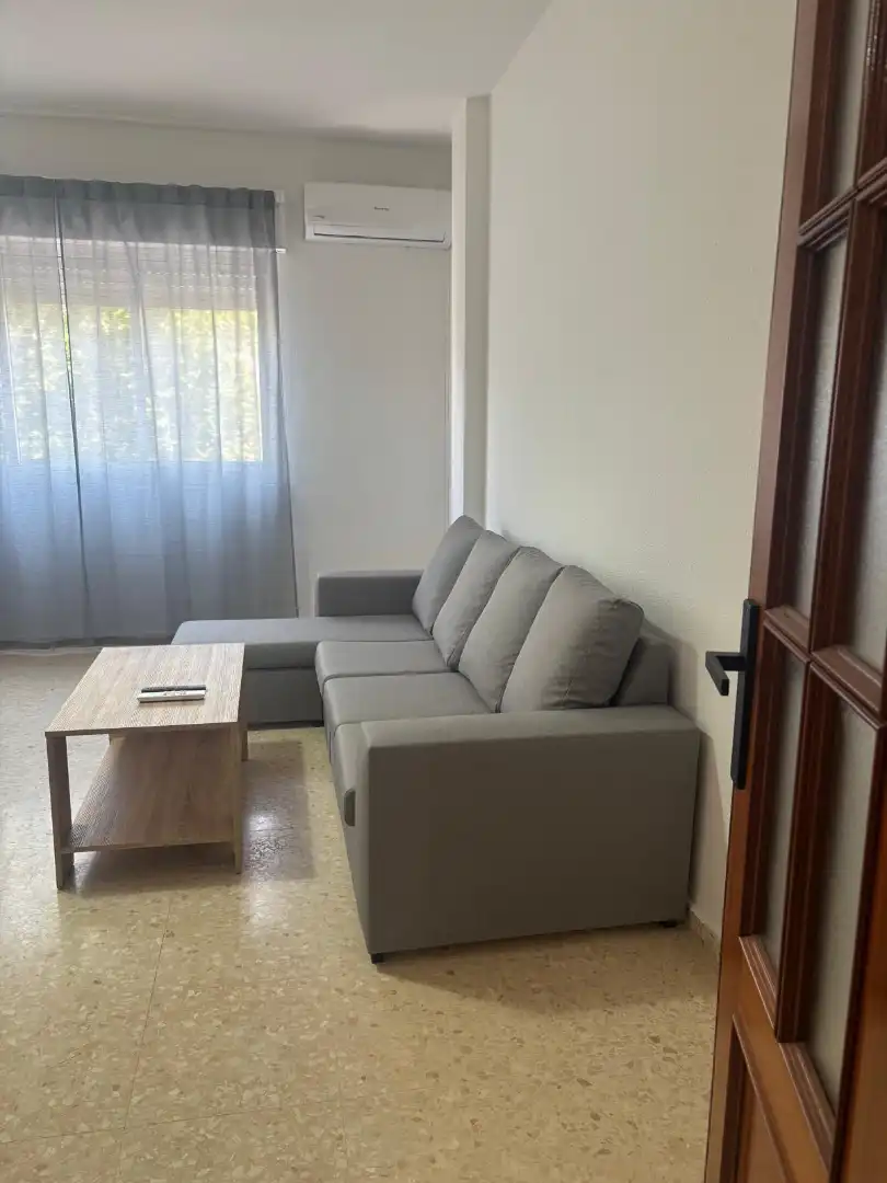 Sala d'estar de Pis de lloguer en Almendralejo amb Aire condicionat, Moblat i Forn