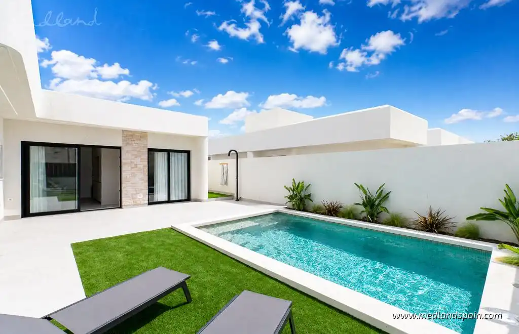 Swimming pool of Houses for sale in Torre-Pacheco  with Private garden, Terrace and Swimming Pool