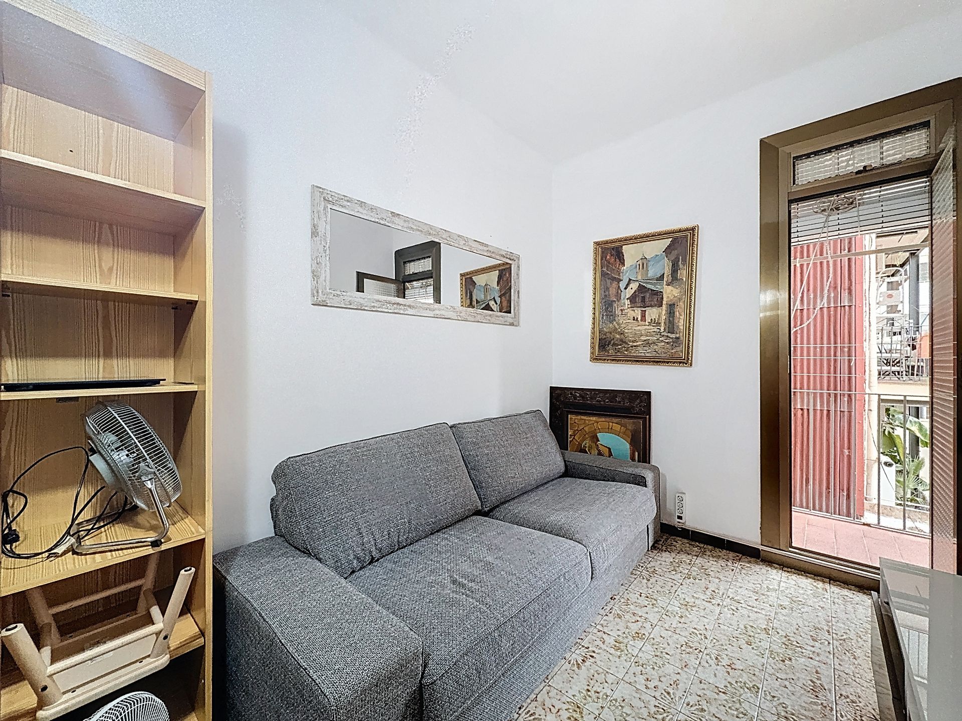 Sala de estar de Piso en venta en  Barcelona Capital con Aire acondicionado, Calefacción y Balcón