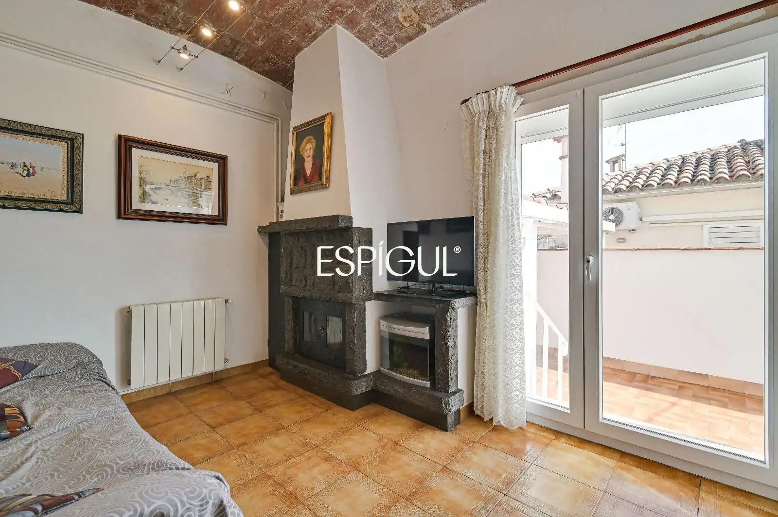 Sala d'estar de Casa o xalet en venda en Sant Narcís