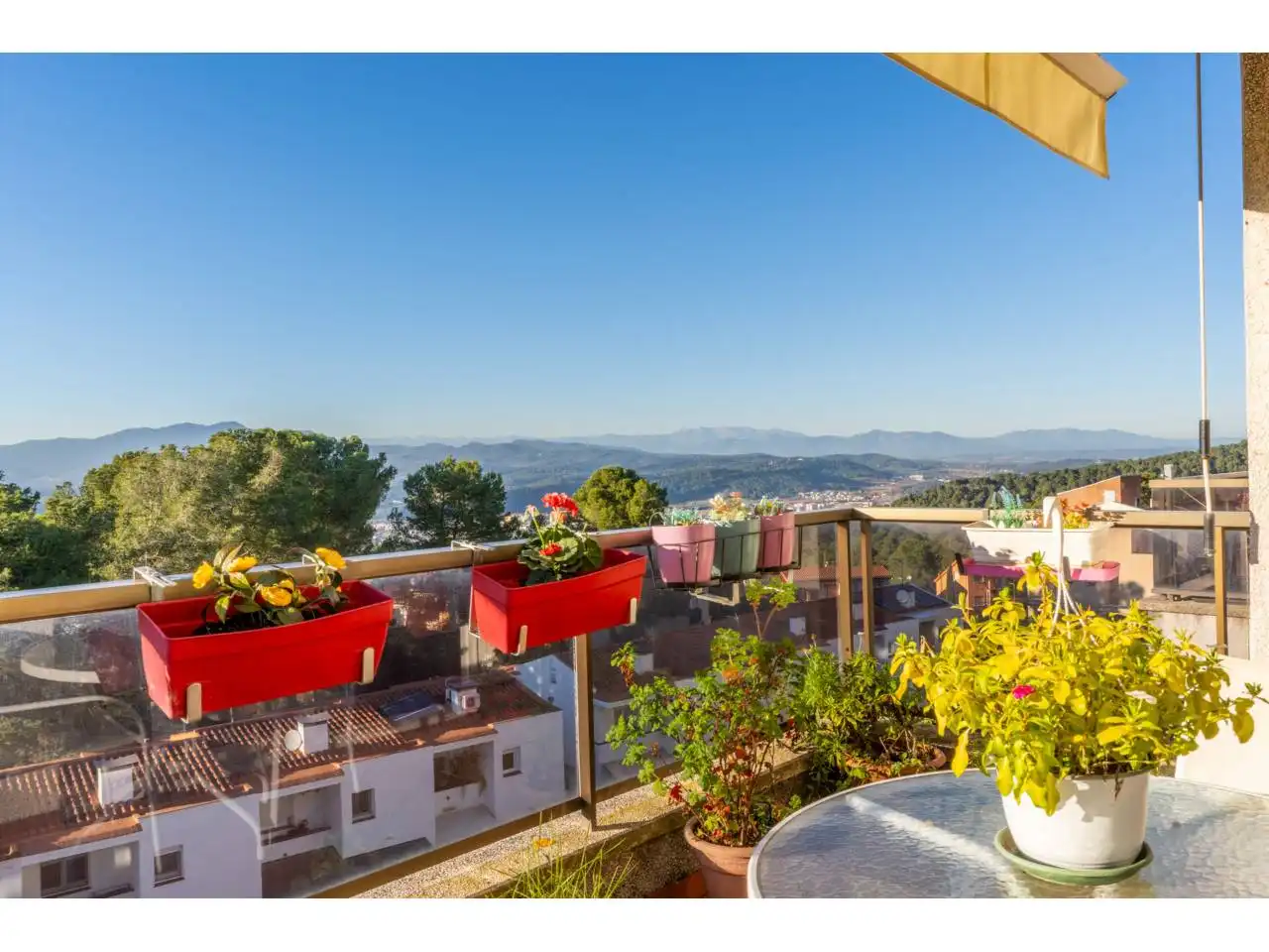 Terrace of Attic for sale in Girona  with Heating, Parquet flooring and Terrace