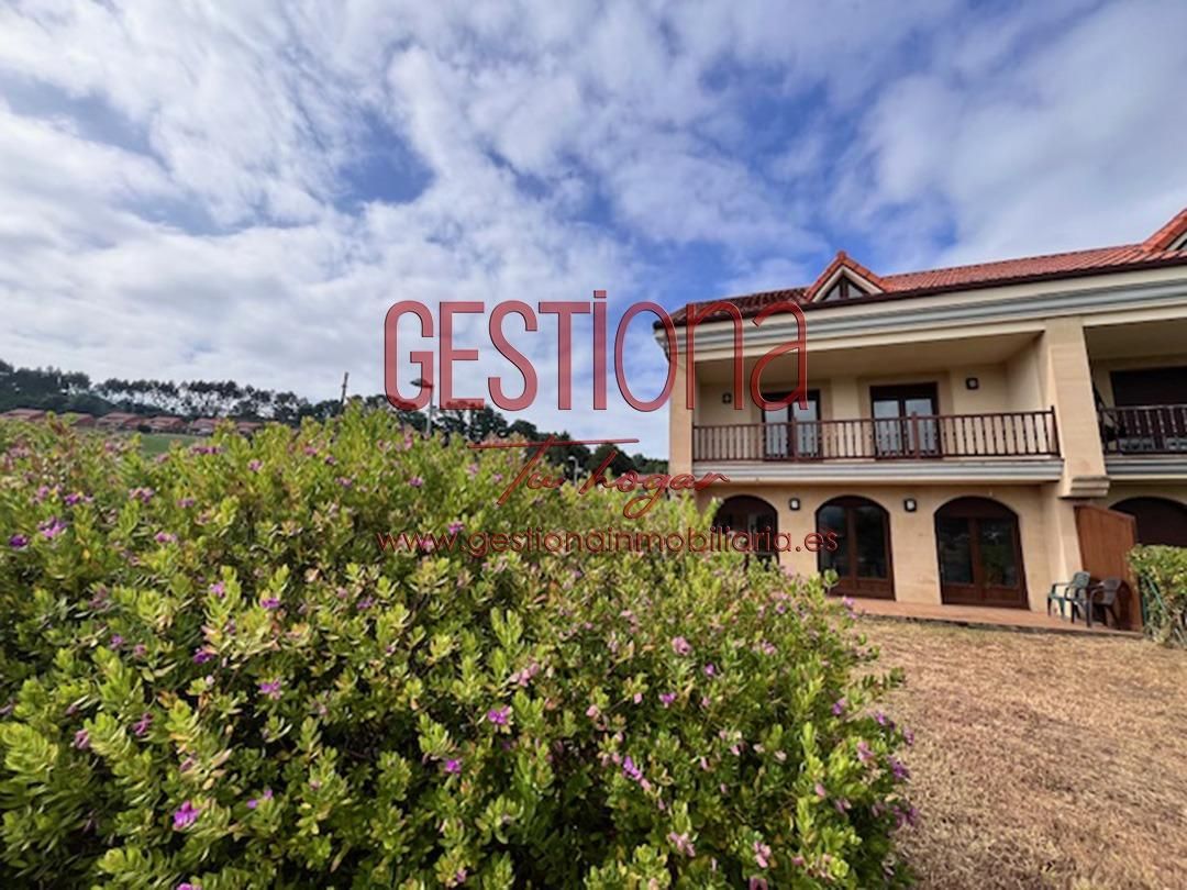 Exterior view of Single-family semi-detached for sale in Hazas de Cesto  with Heating, Private garden and Terrace