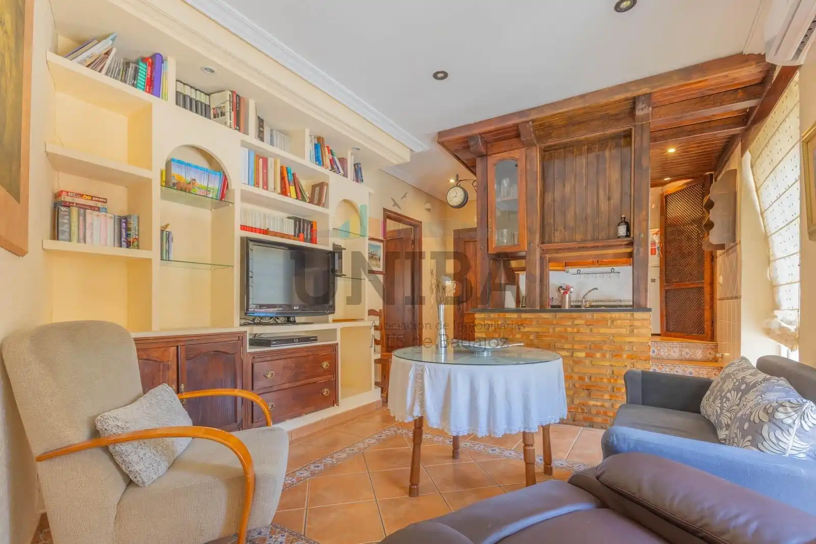 Sala d'estar de Casa o xalet en venda en Badajoz amb Aire condicionat i Traster