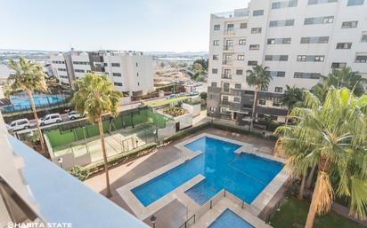 Swimming pool of Flat for sale in  Almería Capital  with Air Conditioner and Community pool