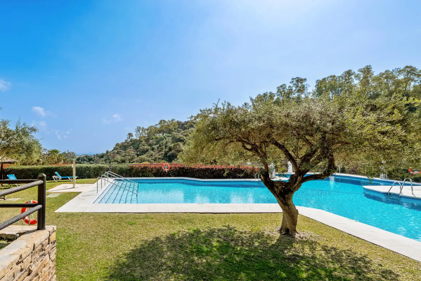 Piscina de Apartamento en venta en Benahavís con Aire acondicionado, Calefacción y Jardín privado